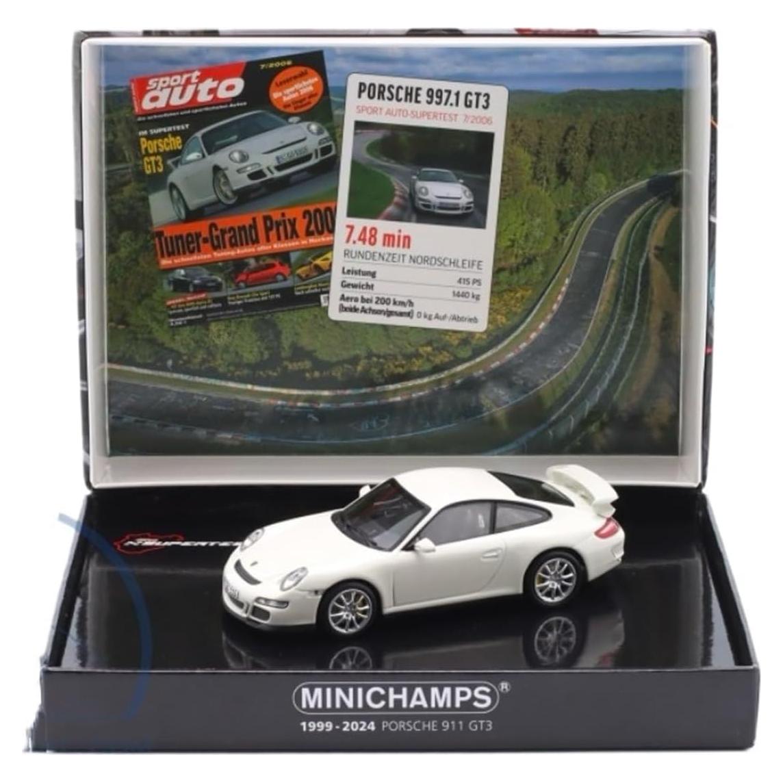 Modelo a Escala 1:43 Porsche 911 GT3 2006 Minichamps