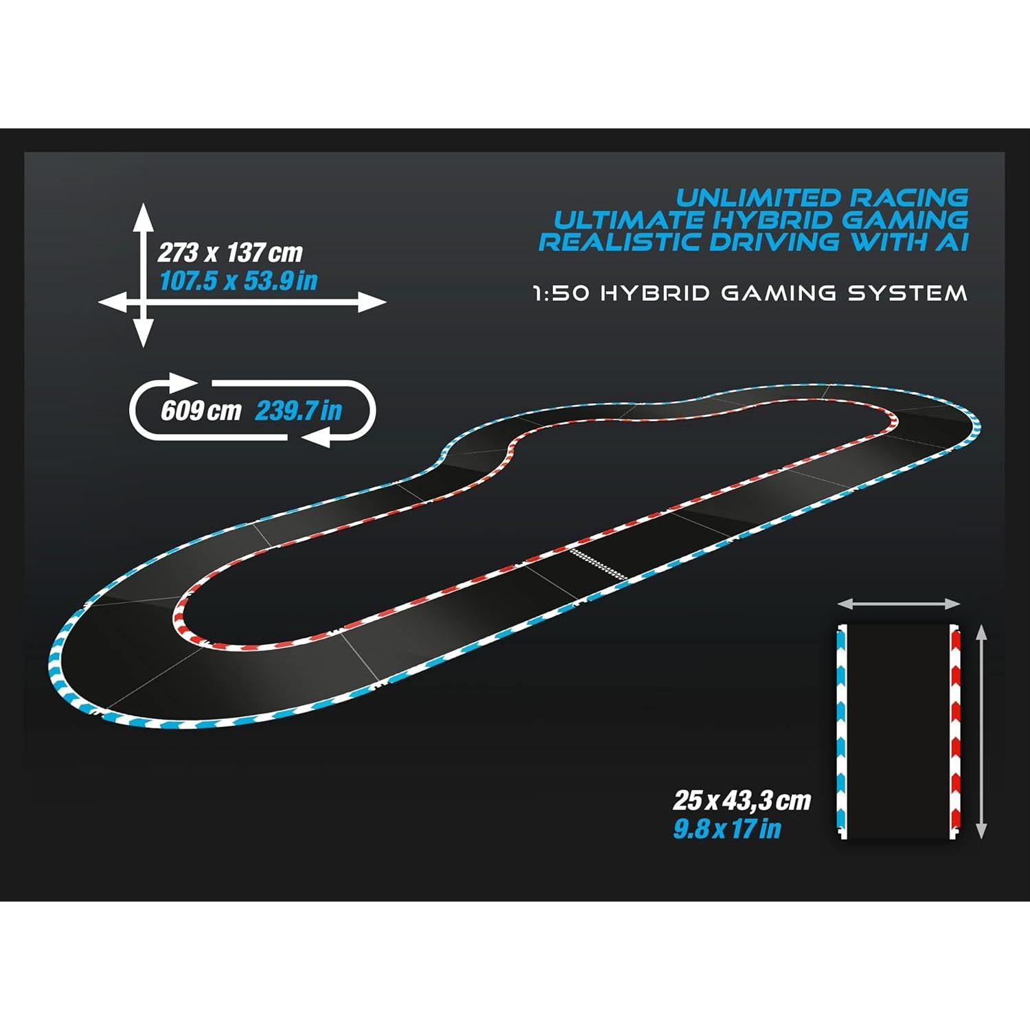 Set de Carreras Carrera Hybrid Highway Challenge - 2 Coches Porsche 911 GT3 R