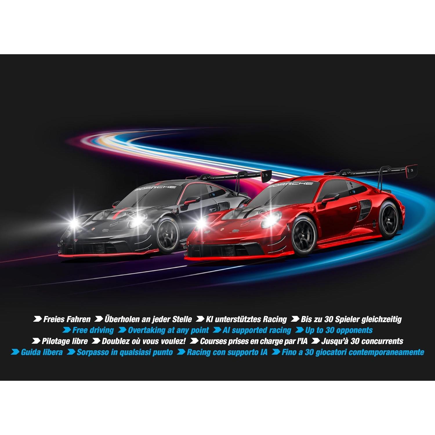 Set de Carreras Carrera Hybrid Highway Challenge - 2 Coches Porsche 911 GT3 R