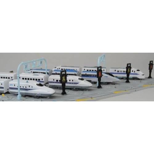 Base de Vehículo Takara Tomy Plarail J-24 con Raíles y Bolardos