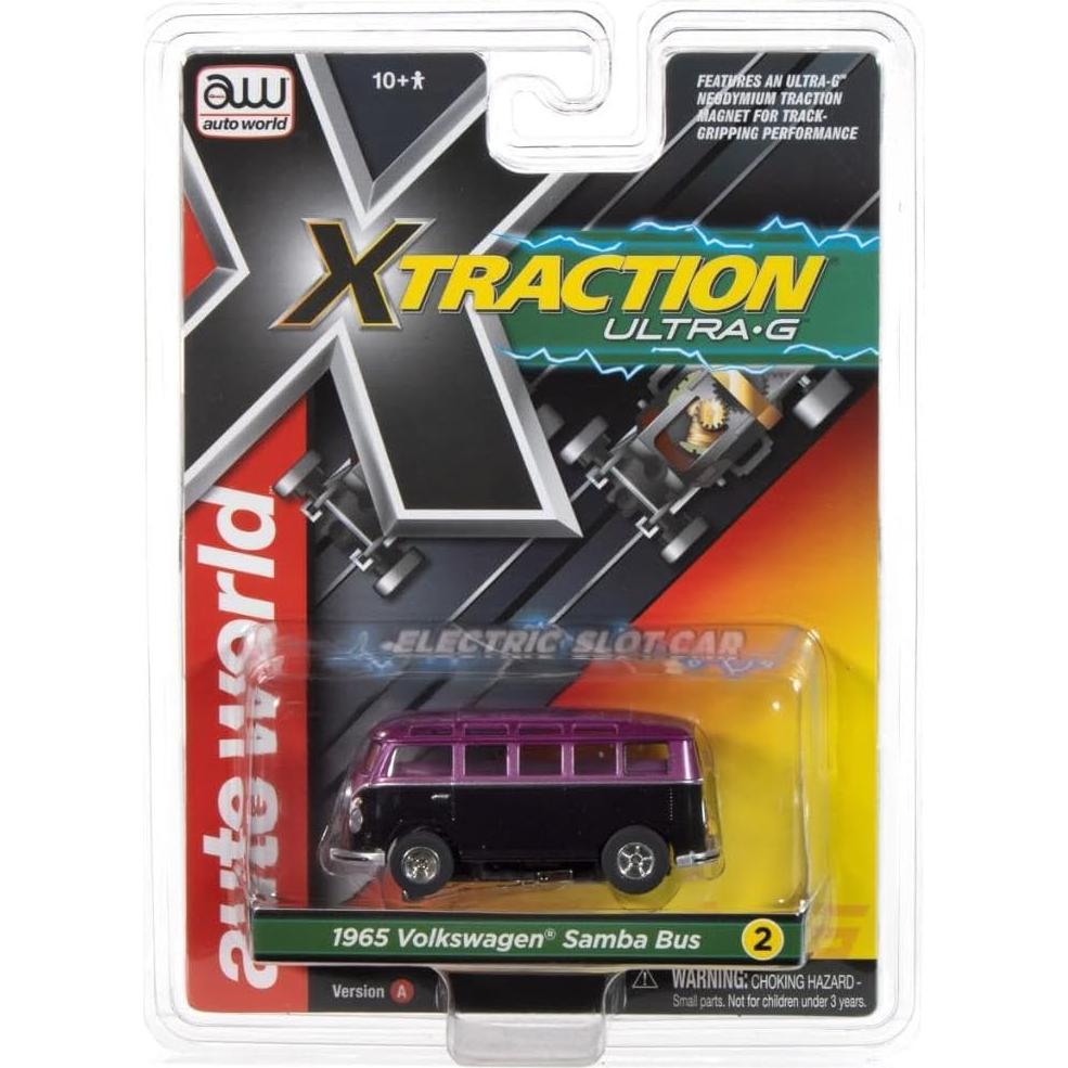 Auto World SC412-2P VW Samba Bus 1965 Escala HO Slot Car