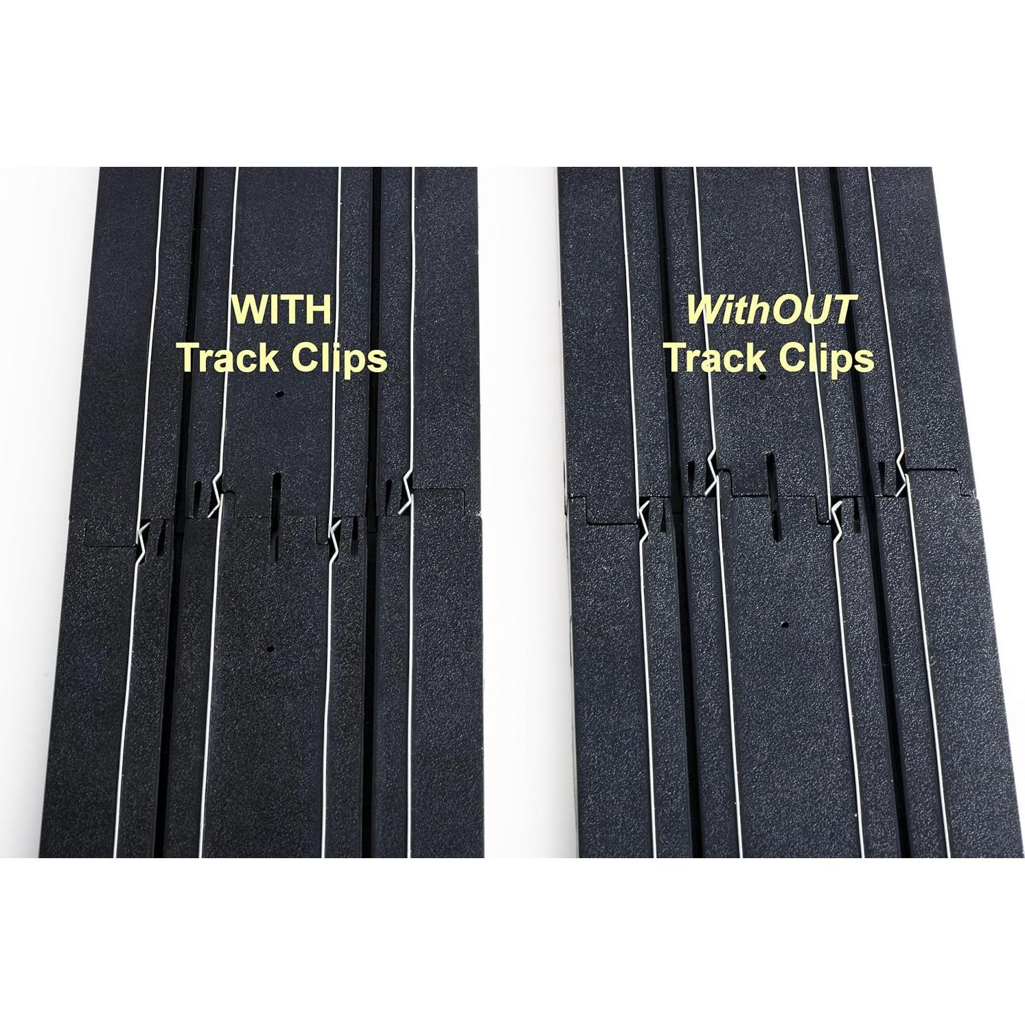 Clips de Pista AFX HO - Paquete de 100 Clips Reutilizables