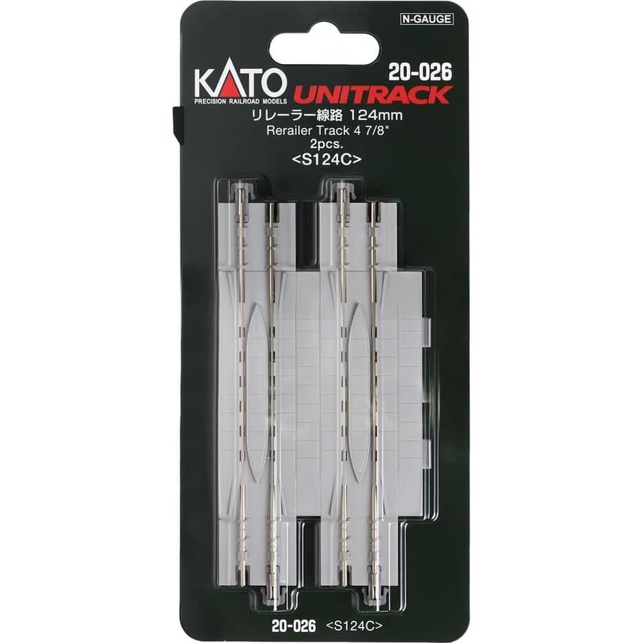 Vía de Restauración KATO 124mm Escala N 2 Piezas Modelo 20-026
