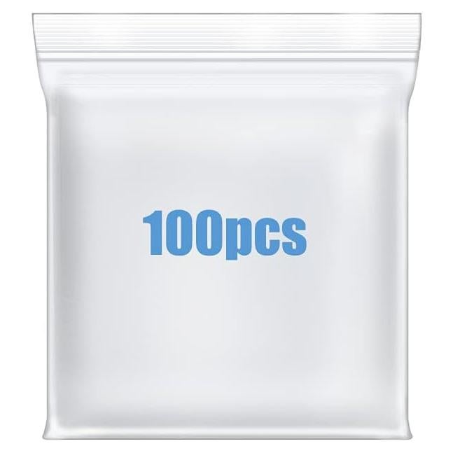 Bolsas de Plástico Reutilizables Macoota 1x1" 100 PCS Gruesas