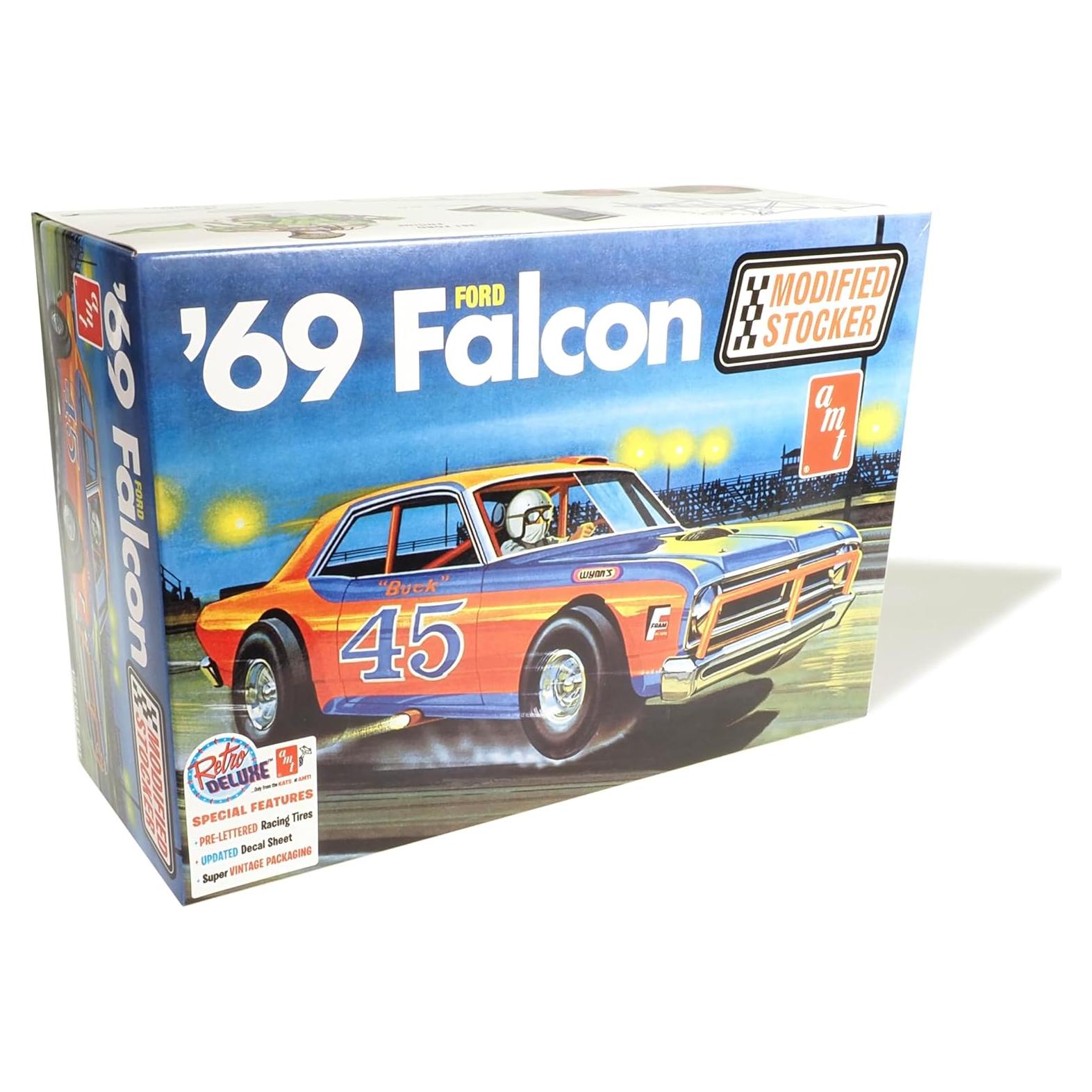 Kit de Modelo a Escala 1:25 Ford Falcon 1969 AMT Modificado