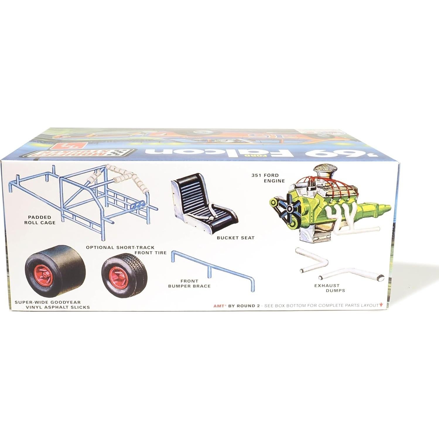 Kit de Modelo a Escala 1:25 Ford Falcon 1969 AMT Modificado