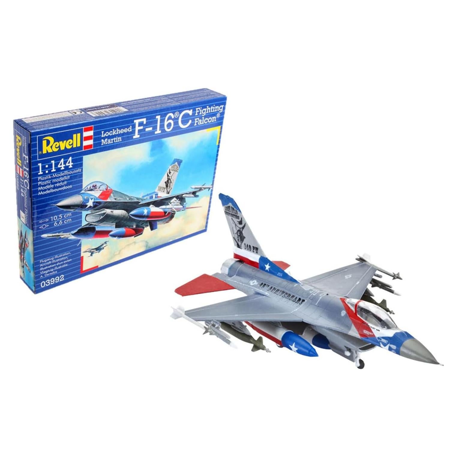 Kit de Modelo F-16C Halcón de Combate Revell 1/144