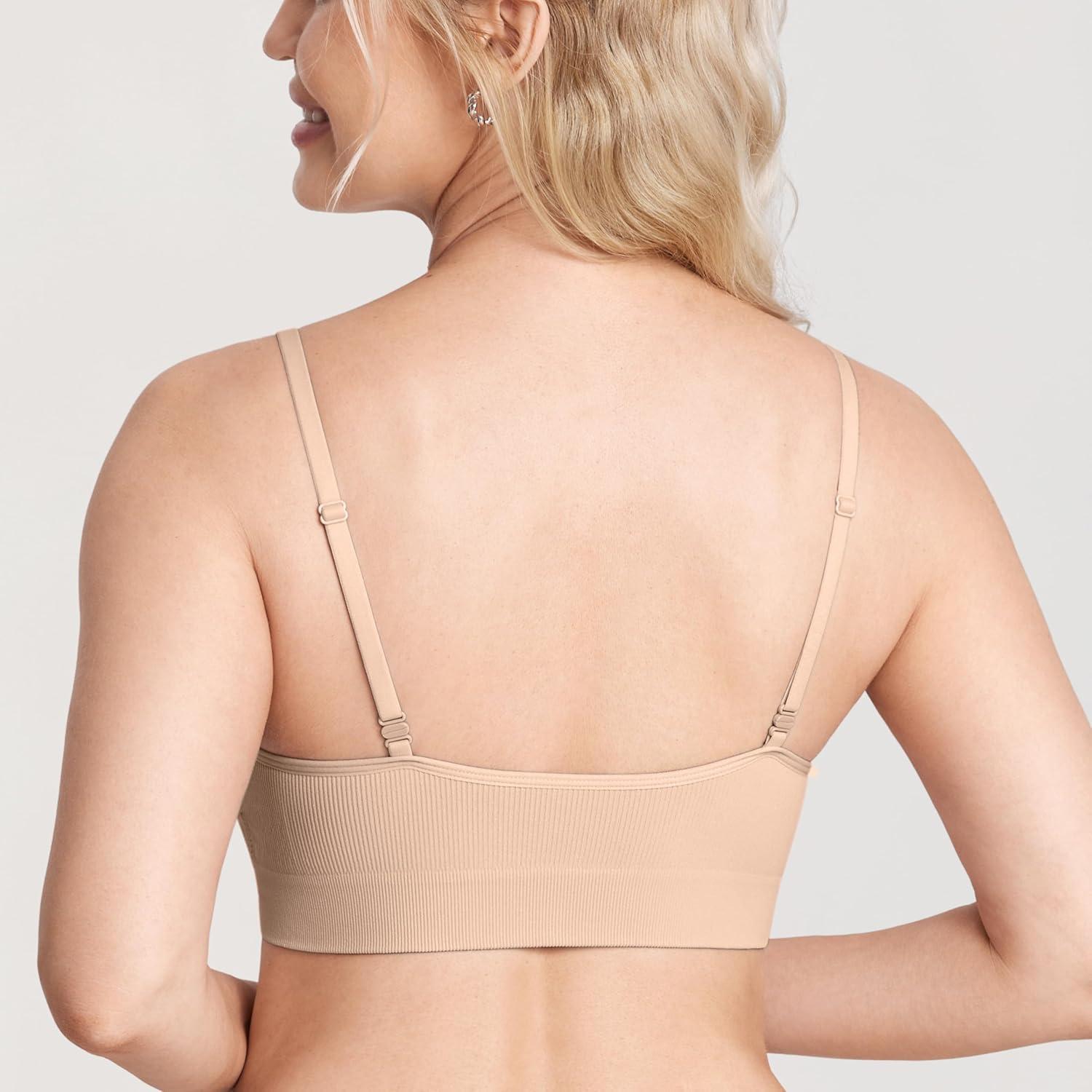 Sujetador de Lactancia CALVENA Sin Aros Beige 2 Pequeño