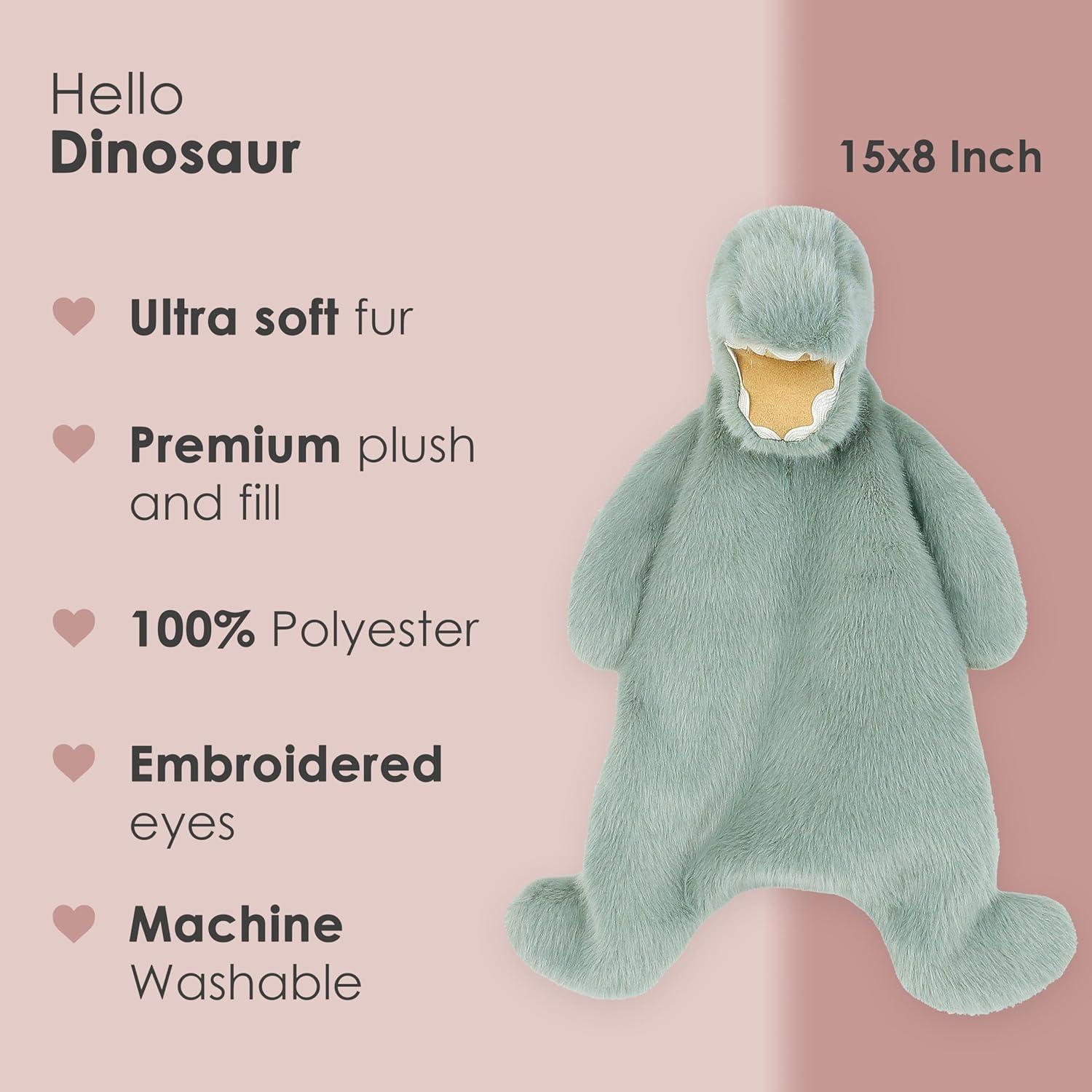 Manta de Seguridad MON AMI Dino Plush Lovey 38.1 cm