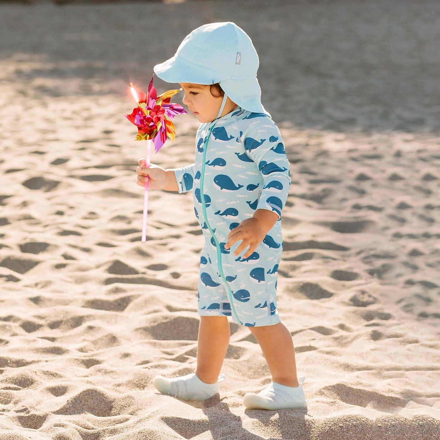 Gorro de Sol para Bebé Jan & Jul UPF50+ Algodón 0-3 Meses