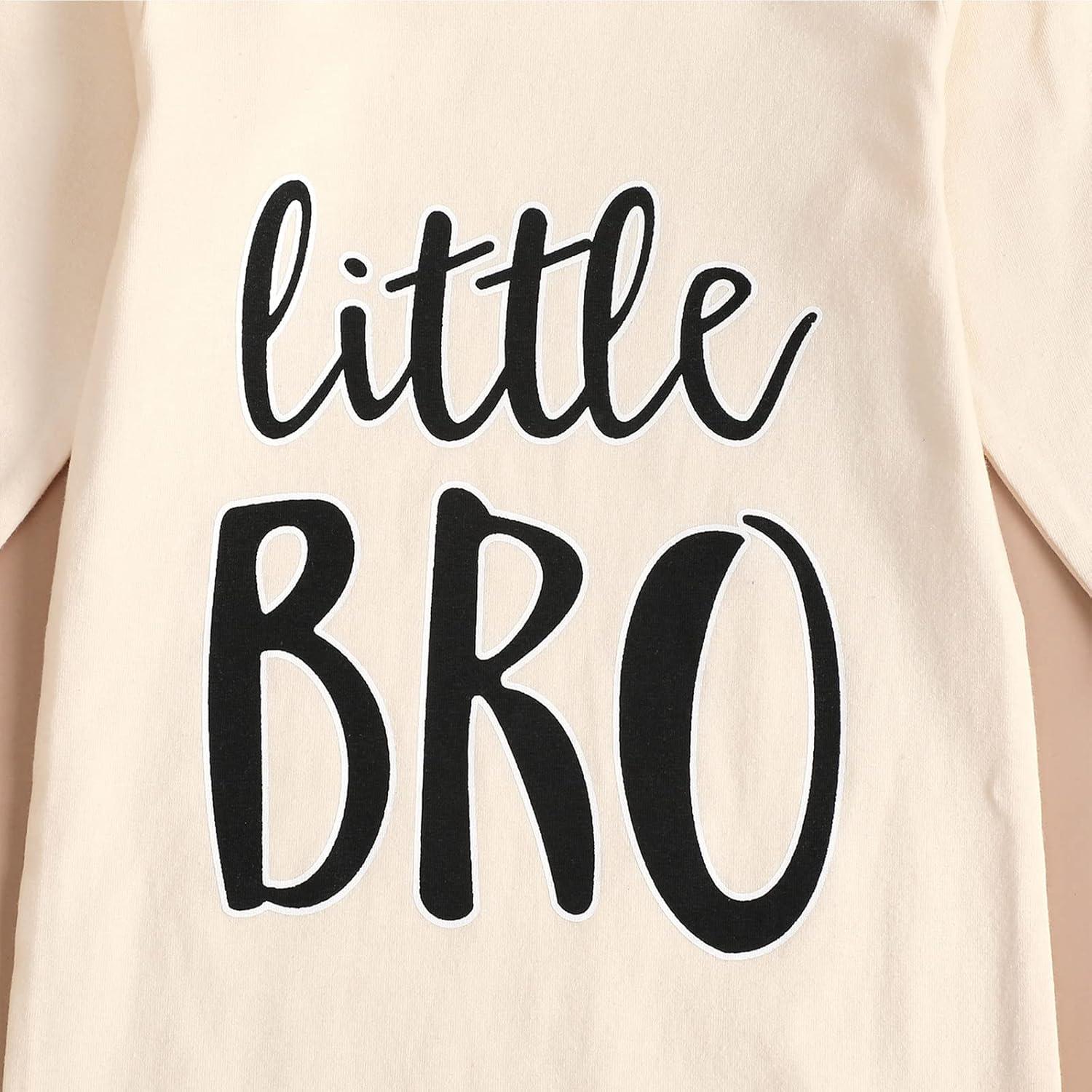 Conjunto de regalo para bebé niño 0-6 meses Little Bro pijama