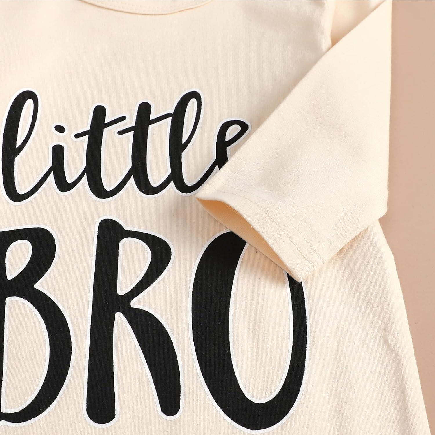 Conjunto de regalo para bebé niño 0-6 meses Little Bro pijama