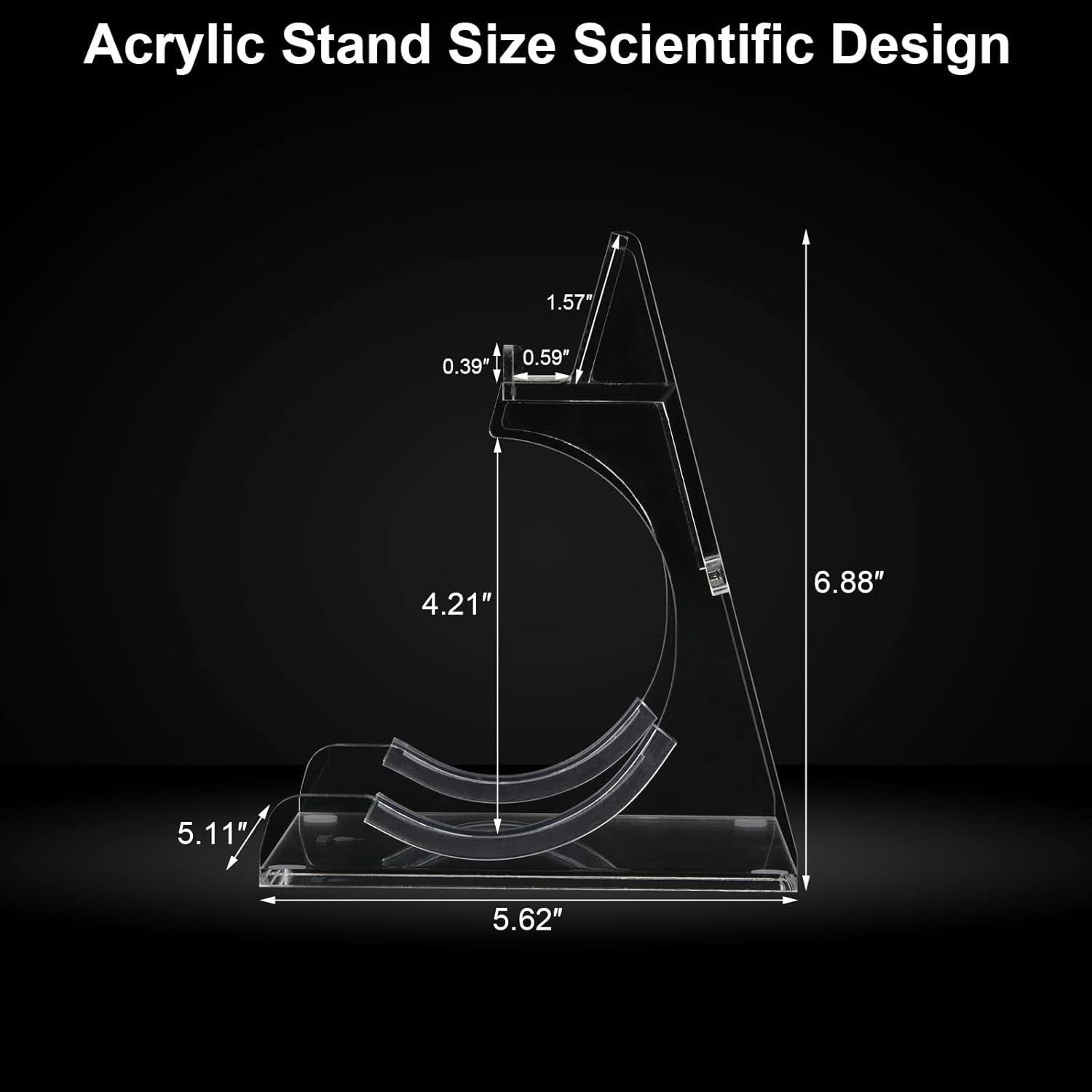 Soporte Acrílico TXEsign para Altavoz JBL y Smartphone Transparente