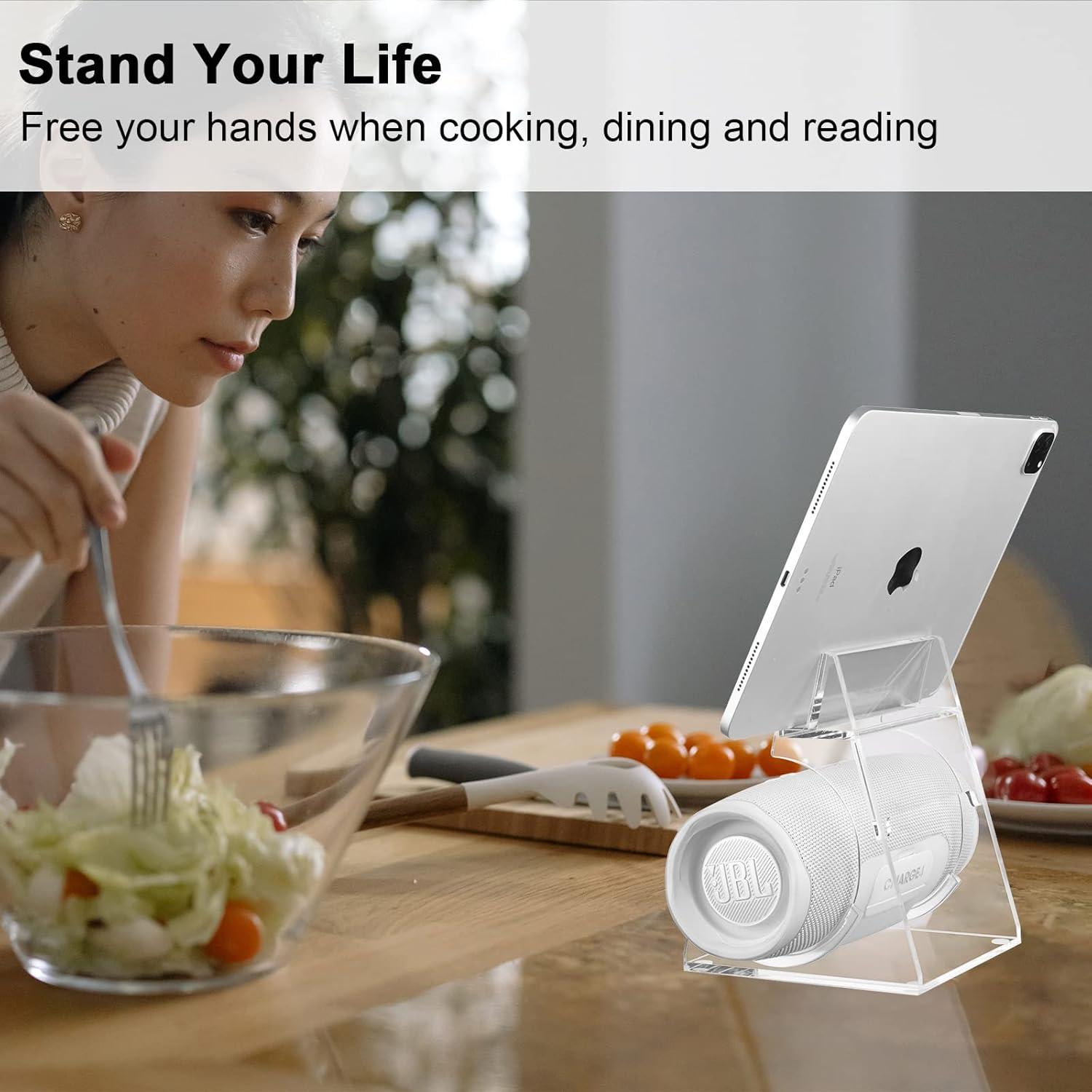 Soporte Acrílico TXEsign para Altavoz JBL y Smartphone Transparente