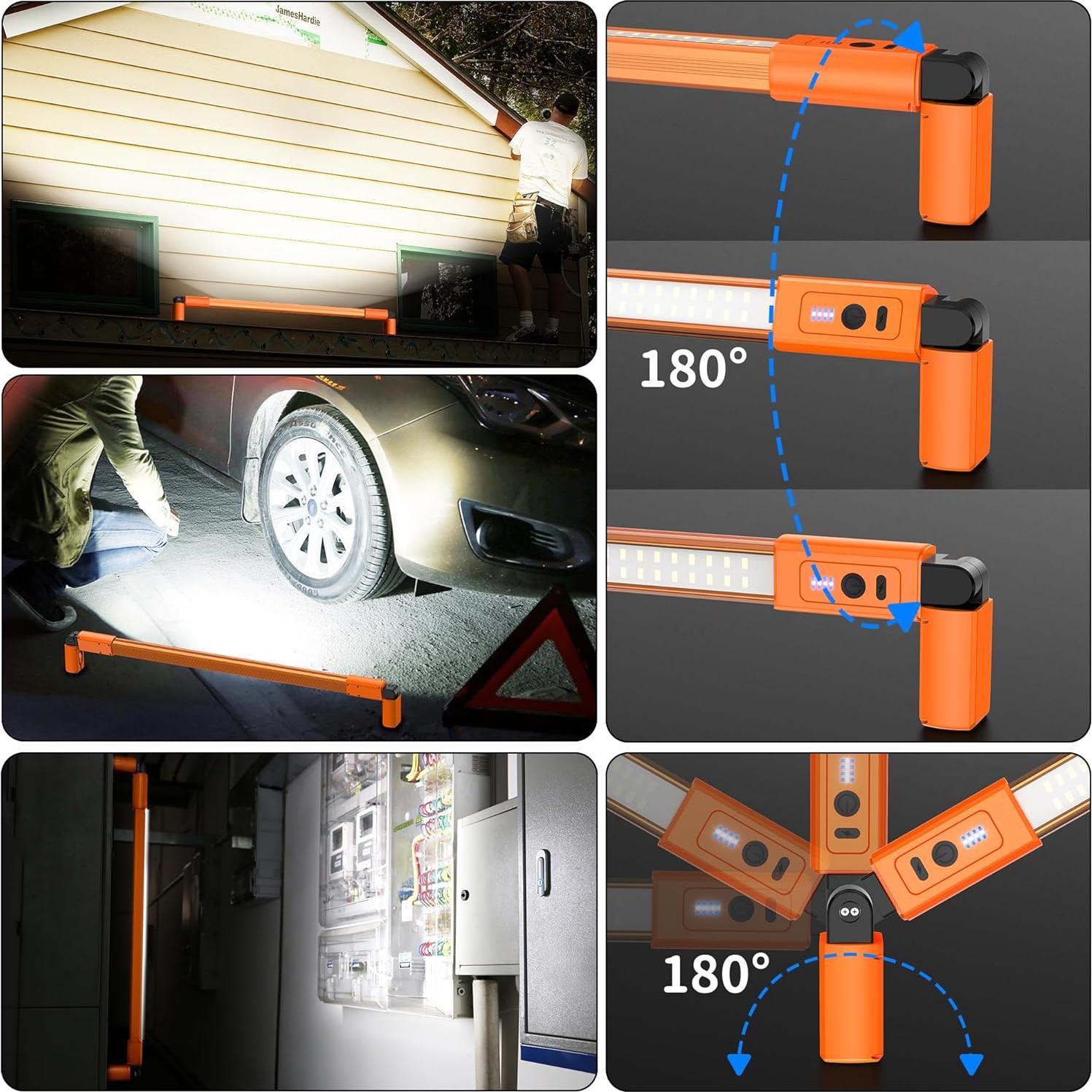 Luz de Trabajo Inalámbrica YiaMia LED139 95cm 3000LM Recargable