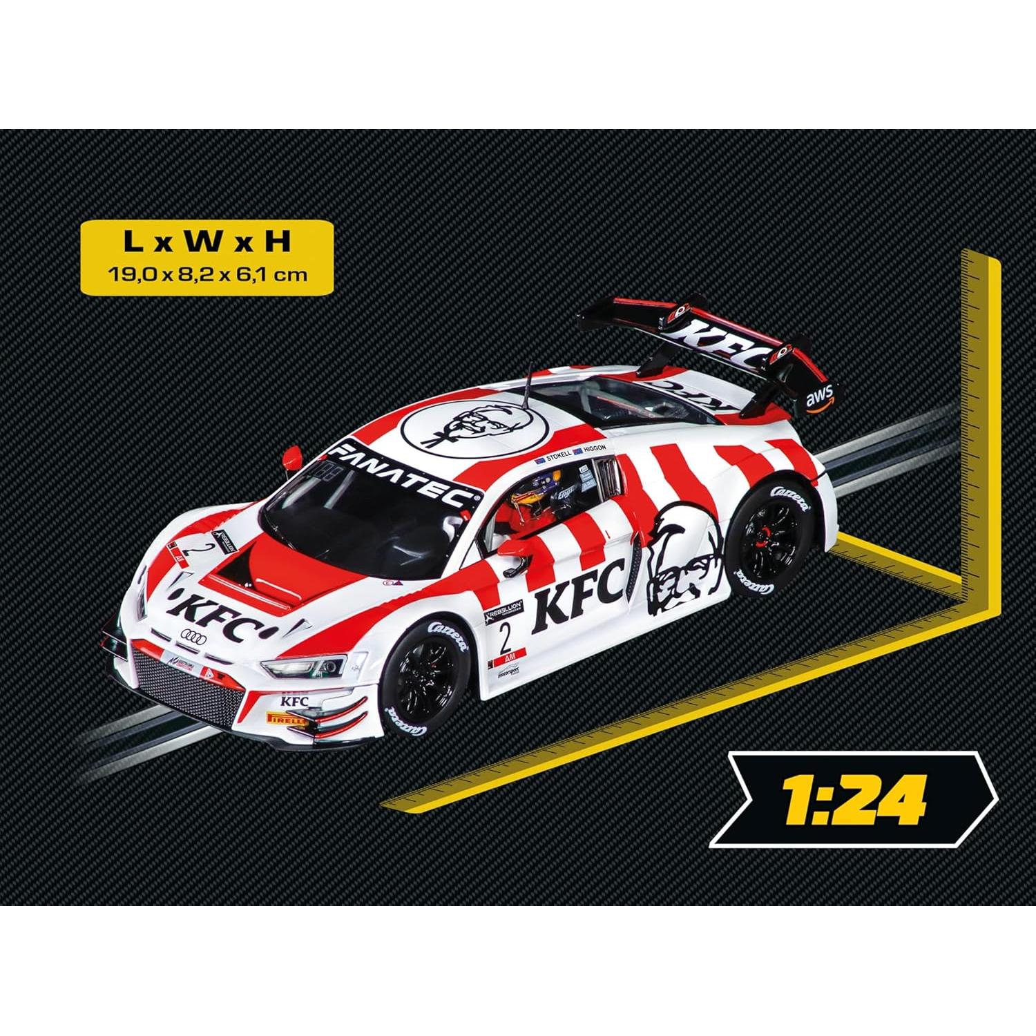 Coche de Slot Carrera Digital 124 Audi R8 LMS GT3 KFC Racing 1:24