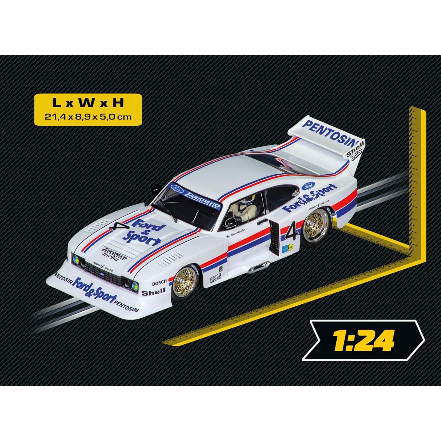 Coche de Slot Carrera Digital 124 Ford Capri Zakspeed Turbo 1:24