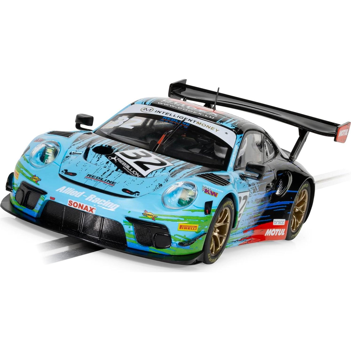 Coche de Carreras Scalextric Porsche 911 GT3 R 1:32 C4460