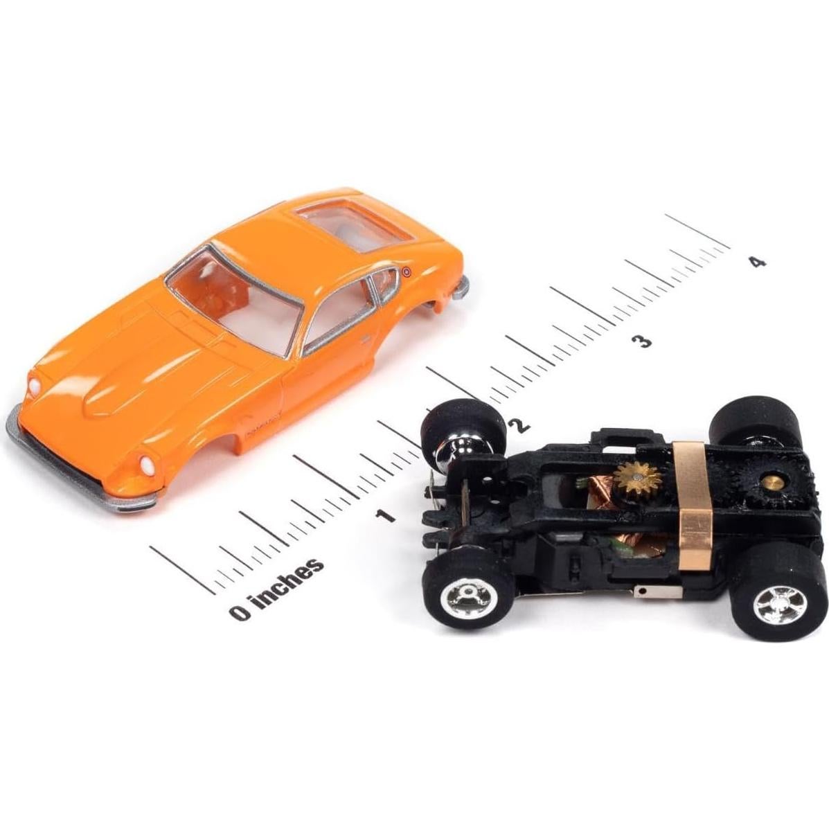 Auto World Datsun 240Z Naranja Escala HO Slot Car 1:64