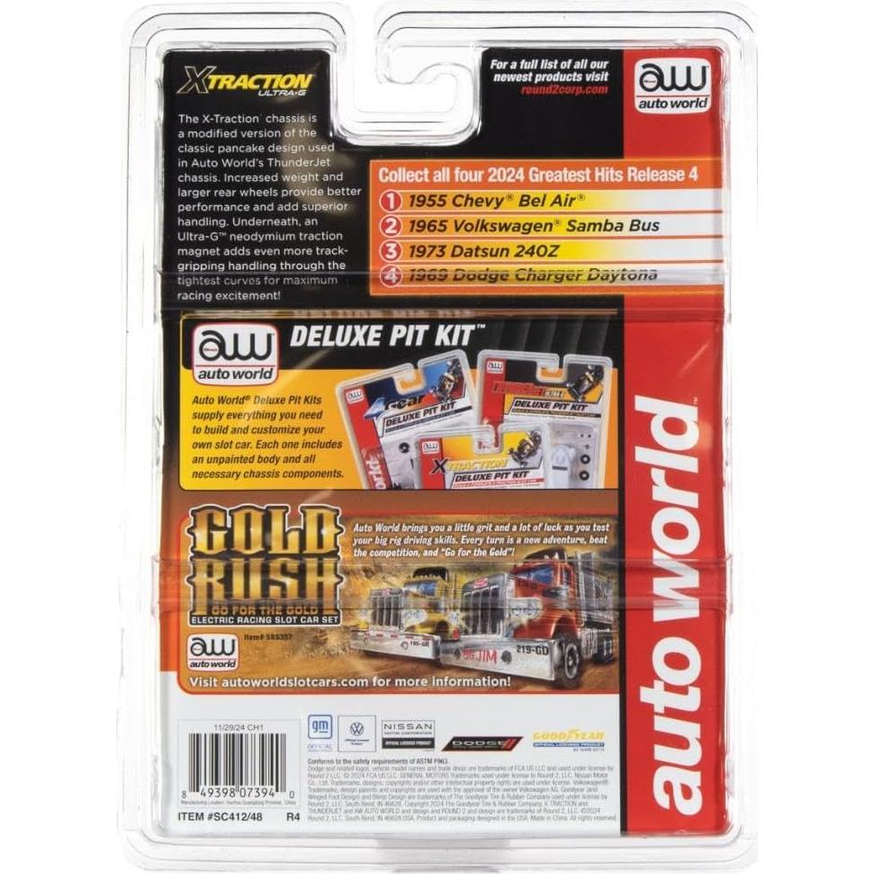 Auto World Datsun 240Z Naranja Escala HO Slot Car 1:64