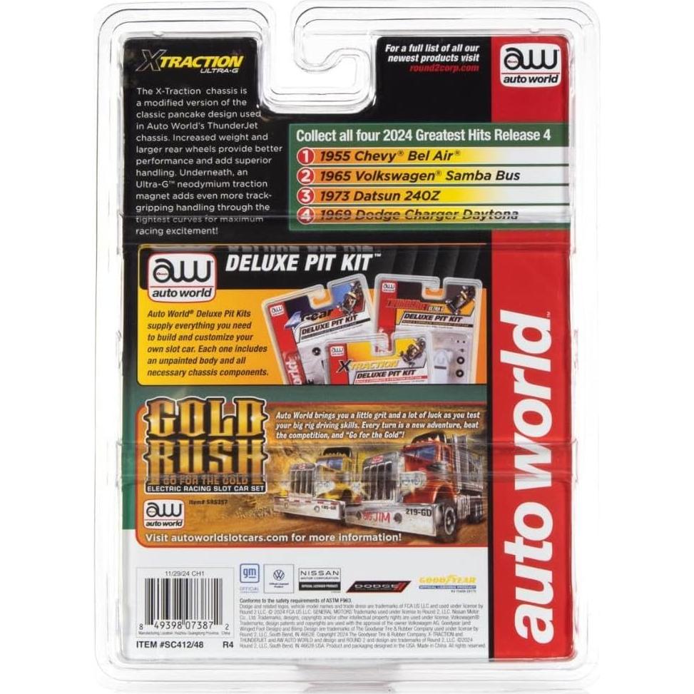 Auto World SC412-1BLU Chevrolet Bel Air 1955 Escala HO