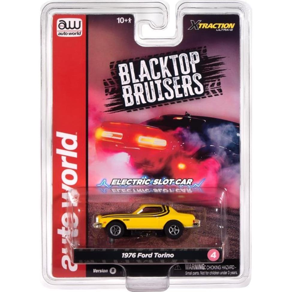 Auto World Xtraction 1976 Ford Torino Escala HO Slot Car