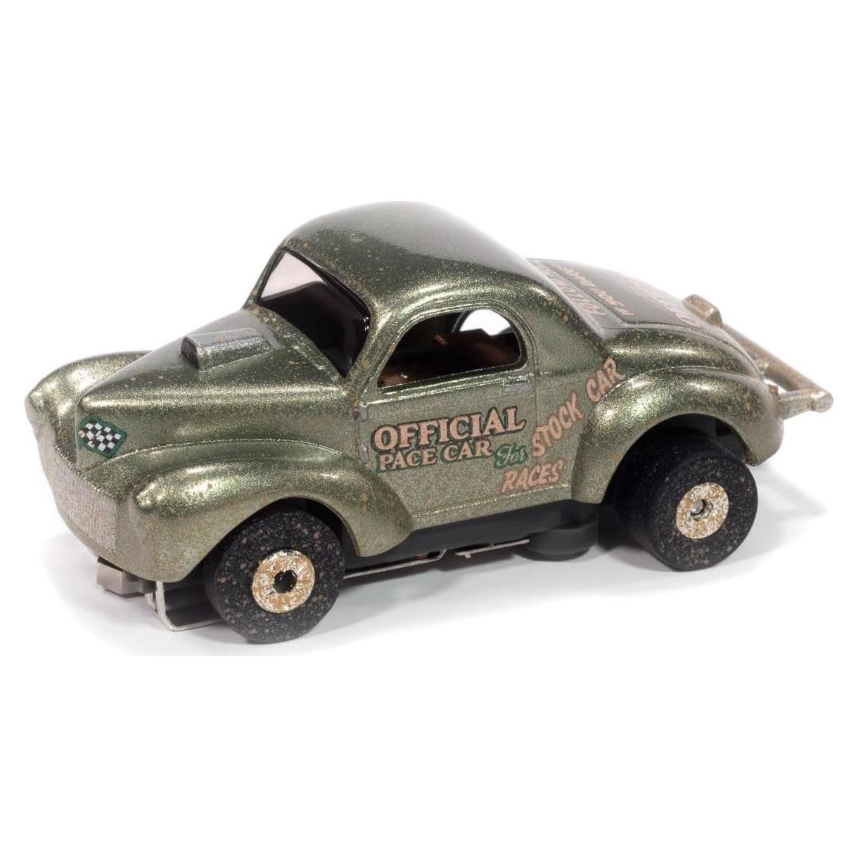 Auto World Thunderjet 1941 Willys Coupe Verde Escala HO 1:64