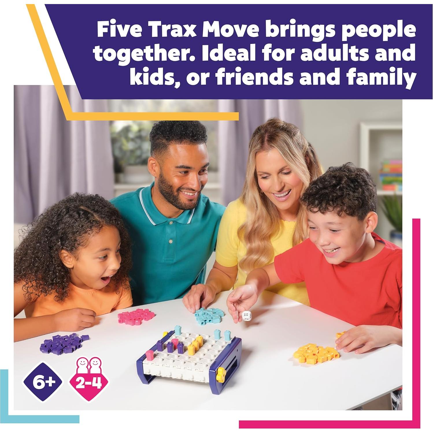 Juego de Tablero 5 Trax Move Tomy - Estrategia y Suerte