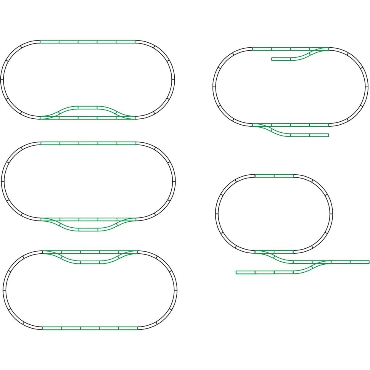 Juego de Pistas de Estación LGB 19902 - Escala G para Jardín