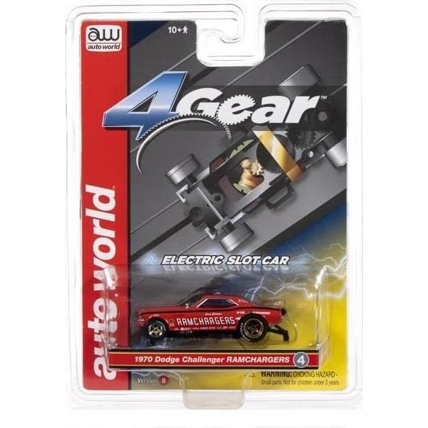 Auto World SC413-4R Dodge Challenger Ramcharger Escala HO