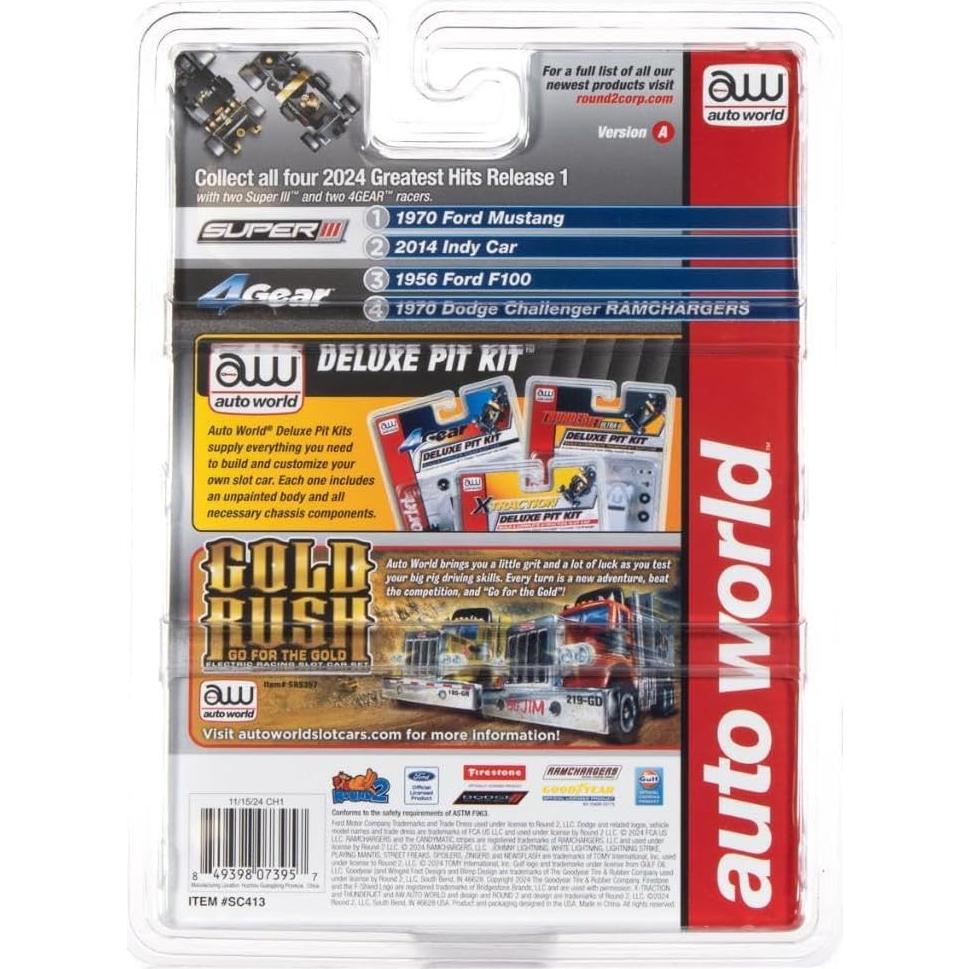 Auto World SC413-4R Dodge Challenger Ramcharger Escala HO