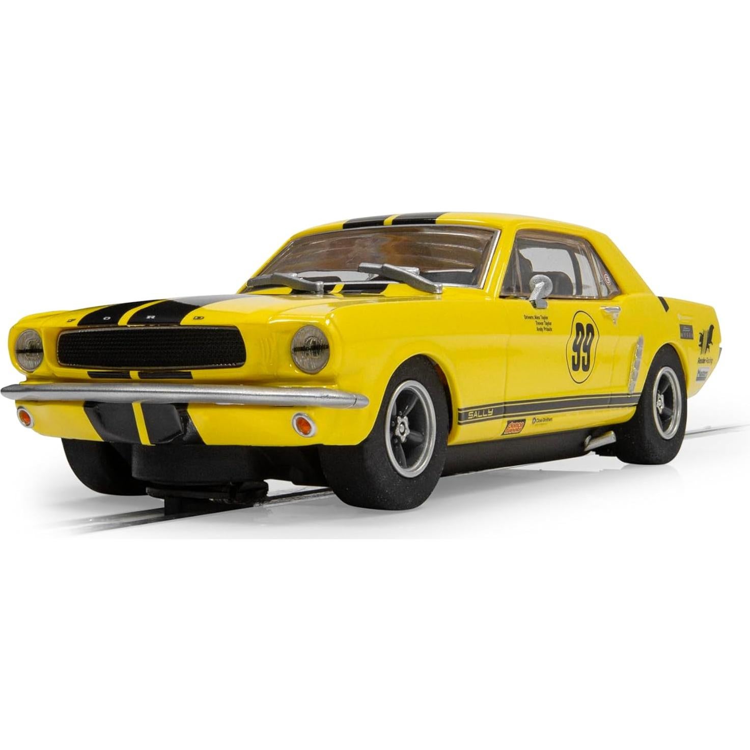 Coche Slot Scalextric Ford Mustang Rassler Racing 19x10x8cm