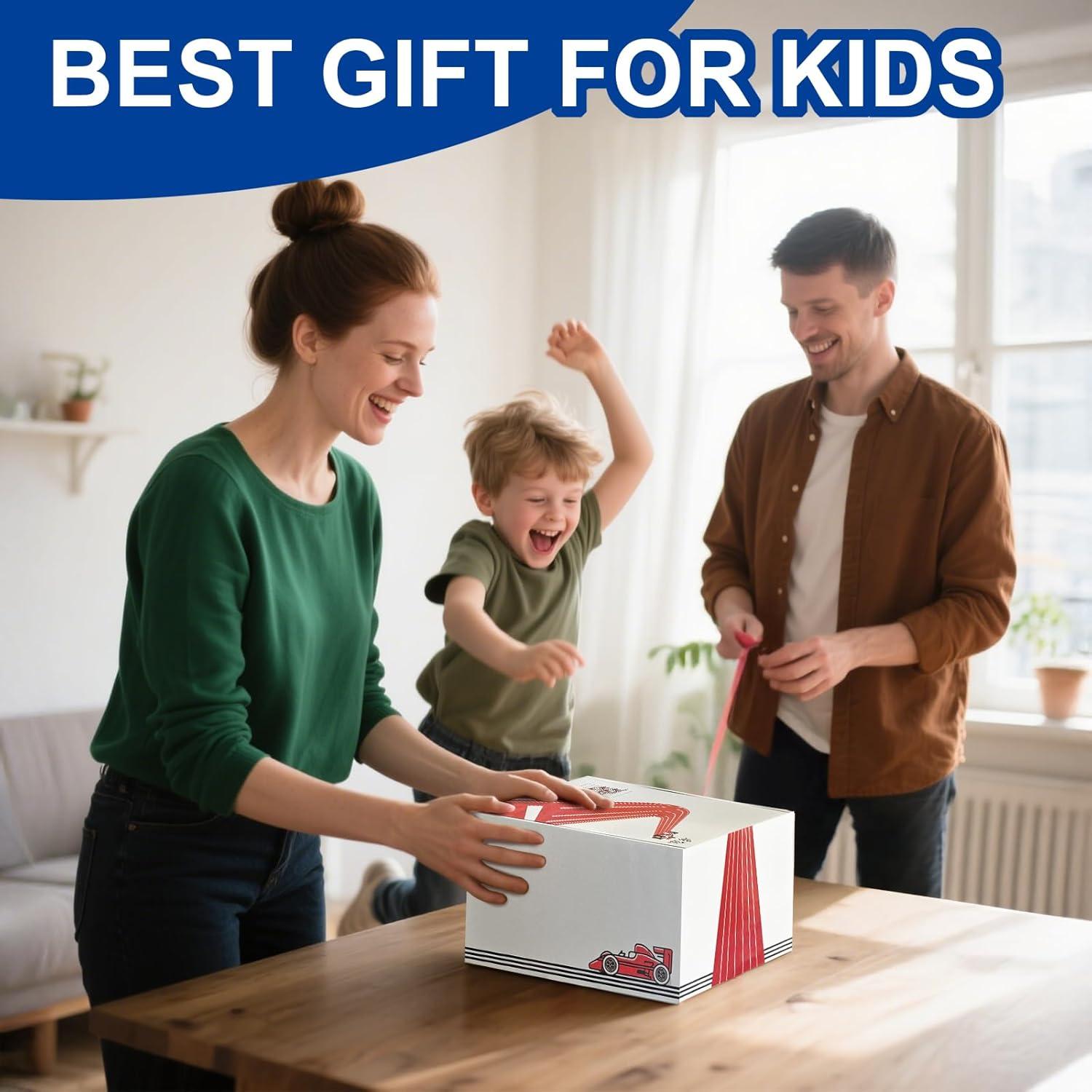 Pista de Carreras Flexible BIAWOWO 4.57m para Coches 1/64