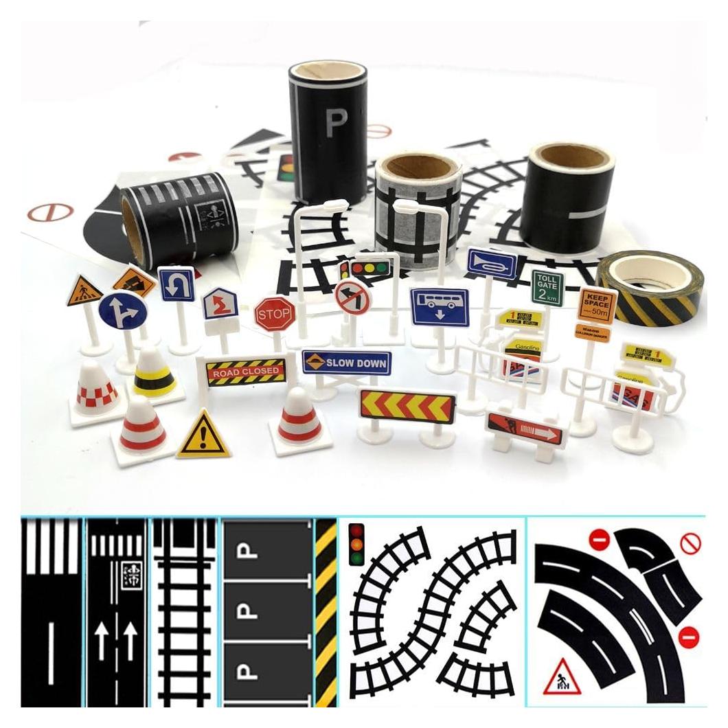 Cinta de carretera para coches SPRITE WORLD 3 rollos 500 cm