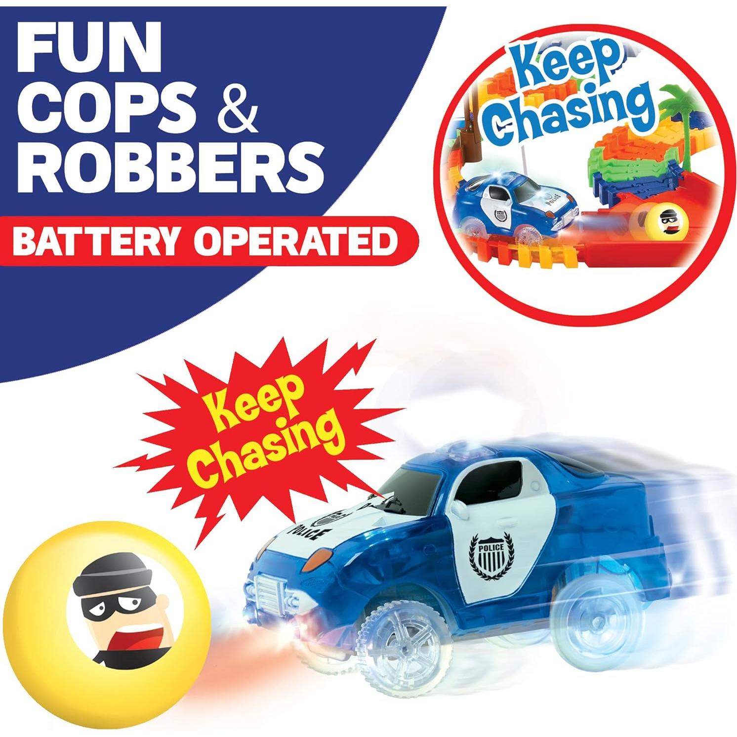 Pista Policial 142 Piezas Liberty Imports con Coches LED