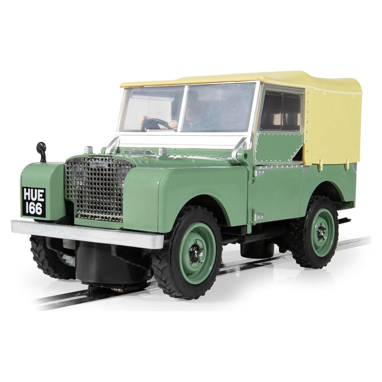 Coche de Slot Scalextric C4600 Land Rover Series 1 Verde 1:32