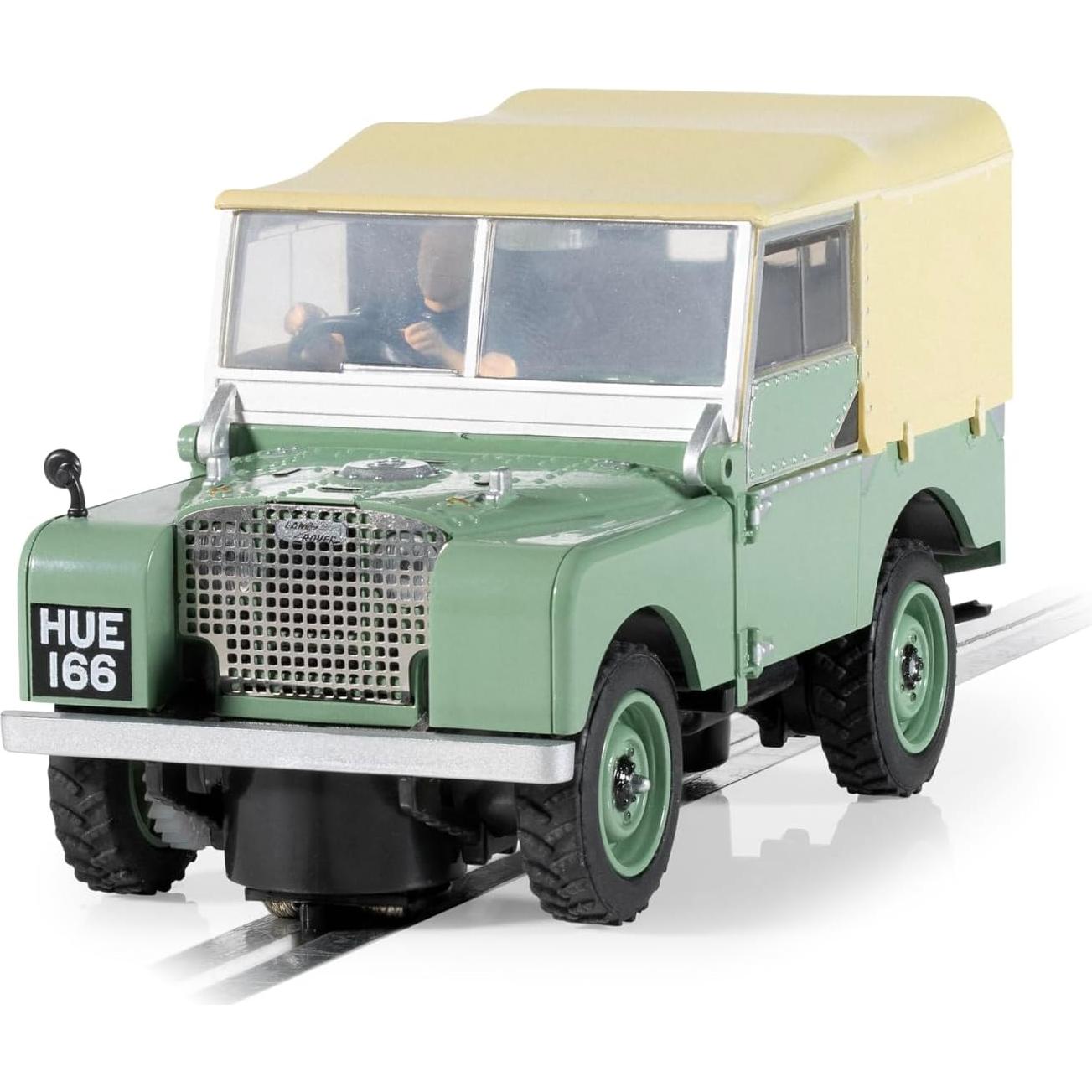 Coche de Slot Scalextric C4600 Land Rover Series 1 Verde 1:32