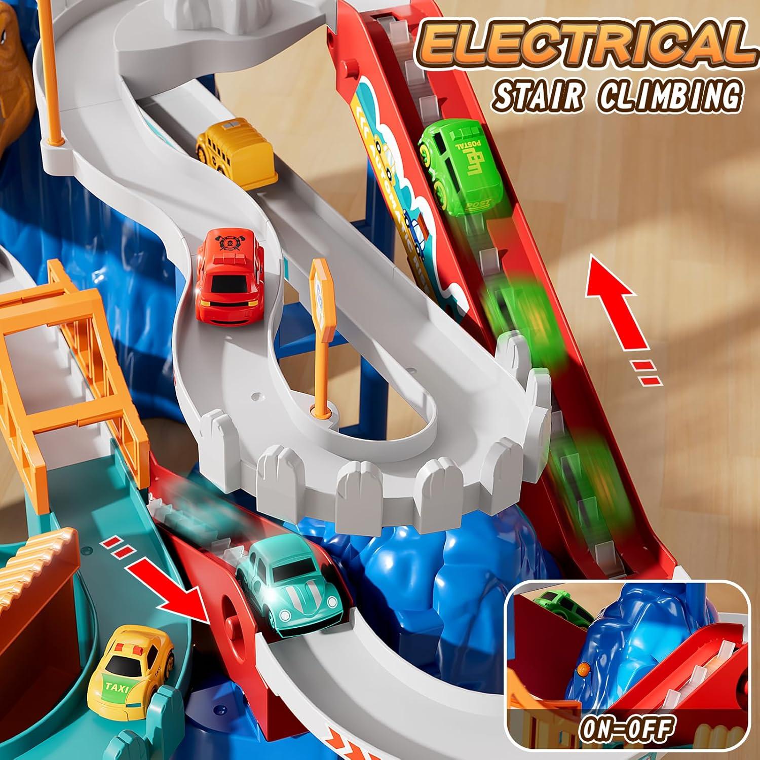 Set de Pistas de Carreras de Dinosaurios MSKOLER 29.5x16 cm