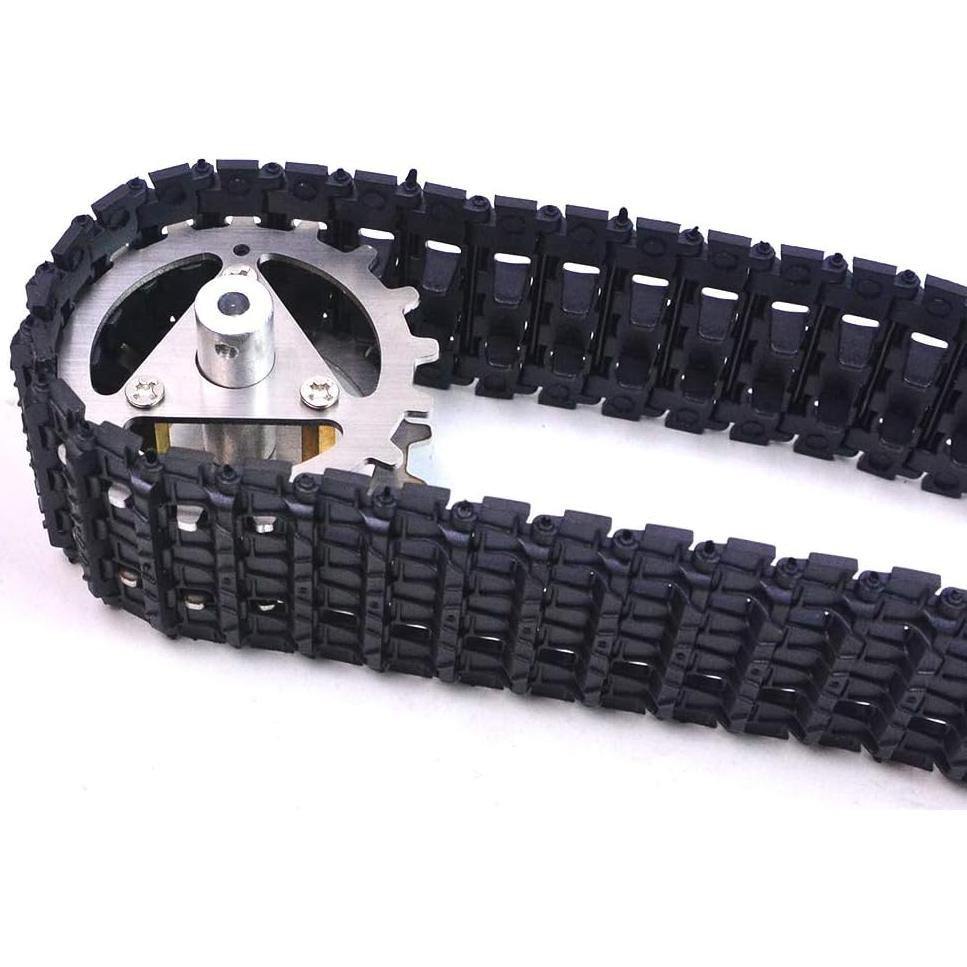 Kit de Ruedas Motrices y Orugas WiFi Robot 95cm DIY