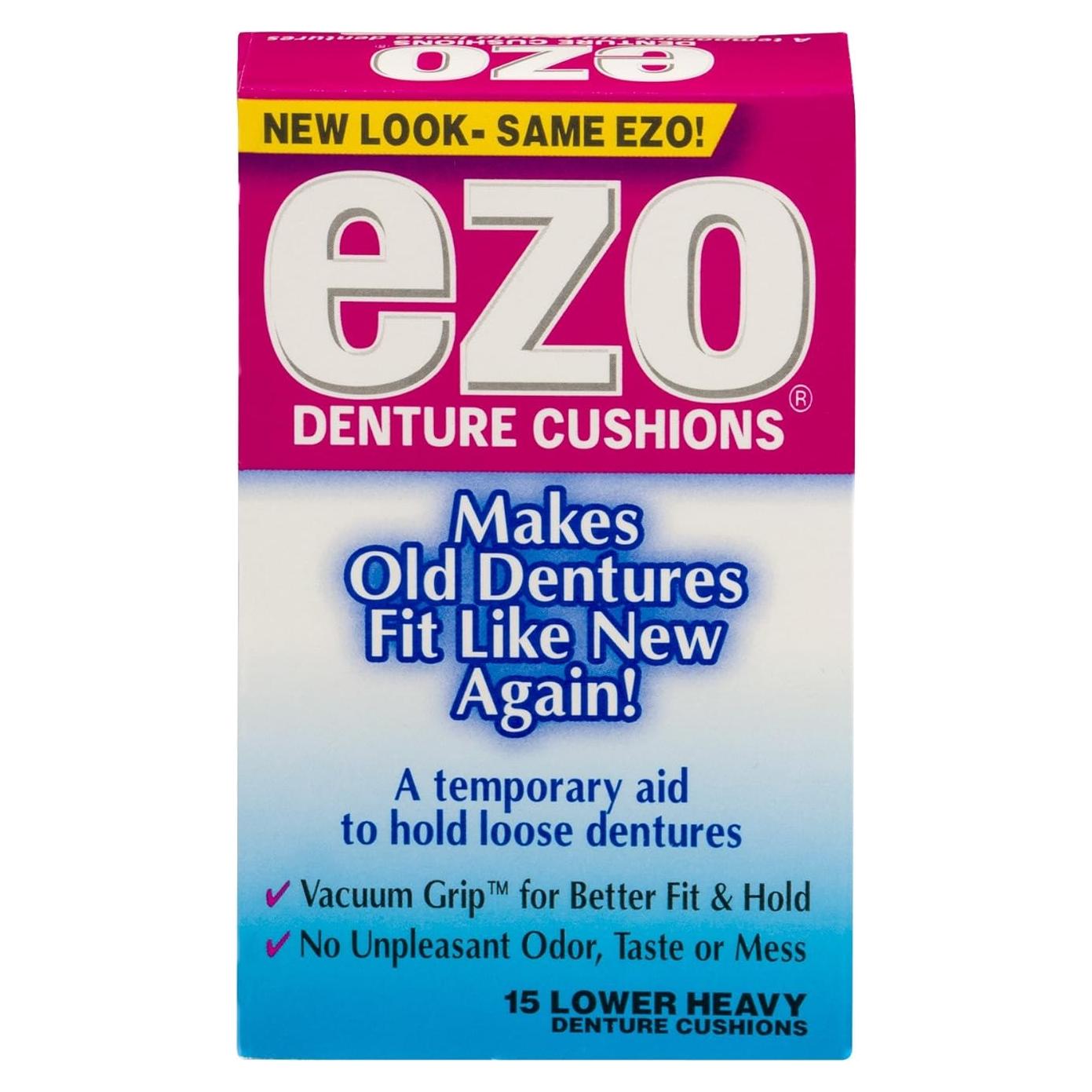 Almohadillas para Dentaduras Ezo - 15 Unidades, Ajuste Personalizado