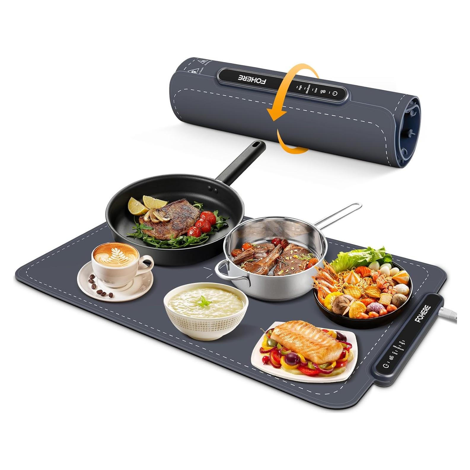 Manta Calentadora FOHERE 250W Silicona Grado Alimenticio Azul