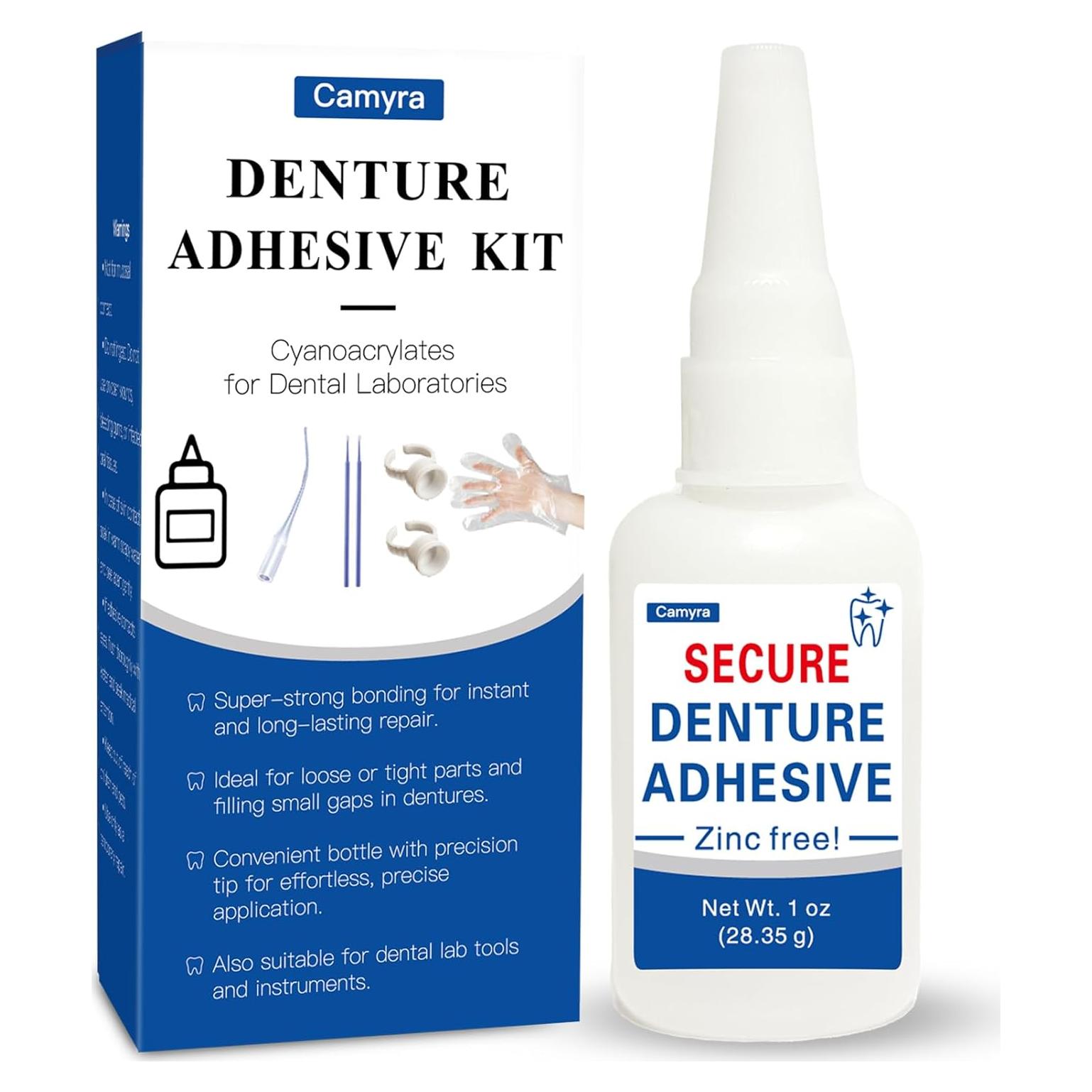 Pegamento Dental Instantáneo Camyra 28.35g - Reparación Rápida