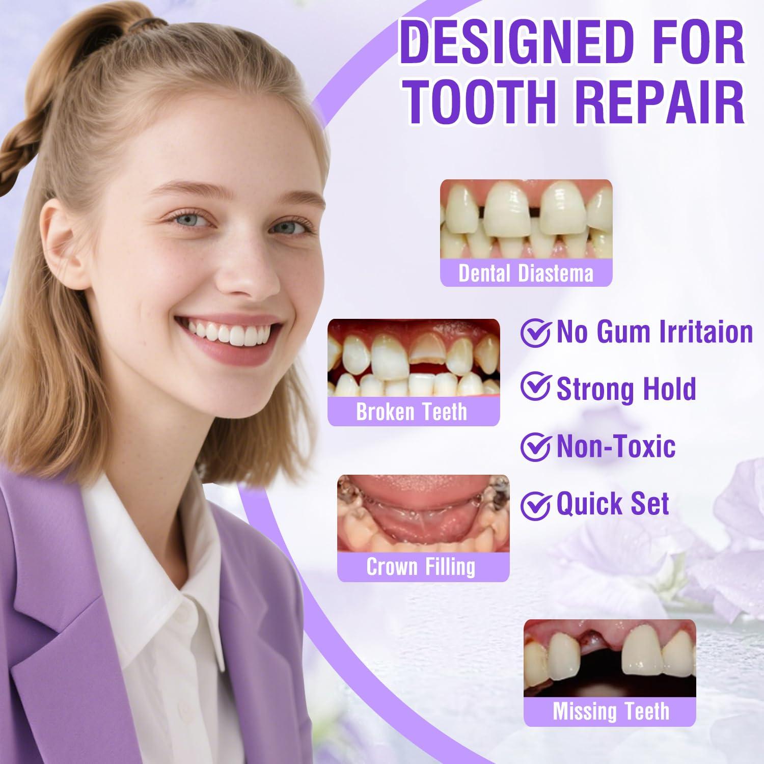 Kit de Reparación Dental Temporal Jinestune 10g x2 + 6ml