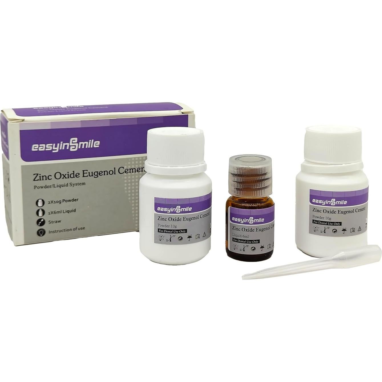Kit de Reparación Dental Temporal Jinestune 10g x2 + 6ml