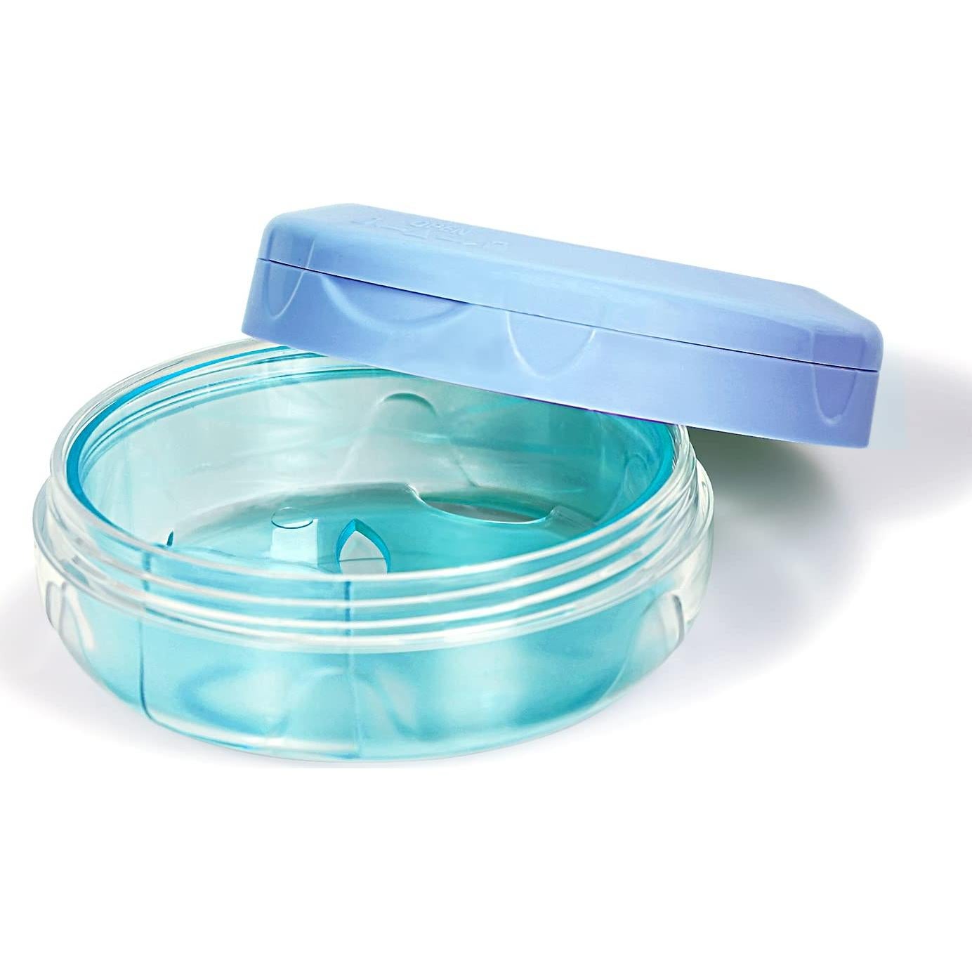 Estuche para Dentaduras Uouovo Azul a Prueba de Fugas