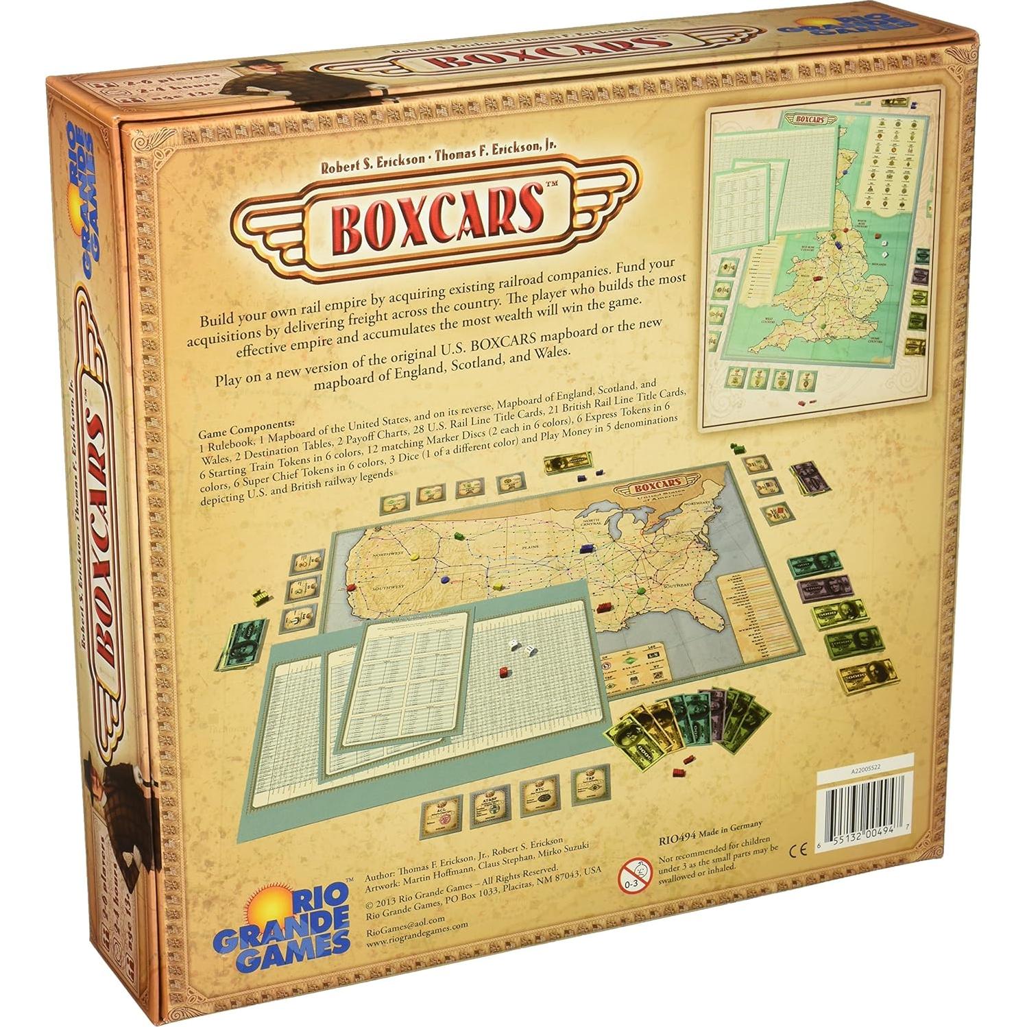 Juego de Mesa Boxcars Rio Grande Games 2-6 Jugadores