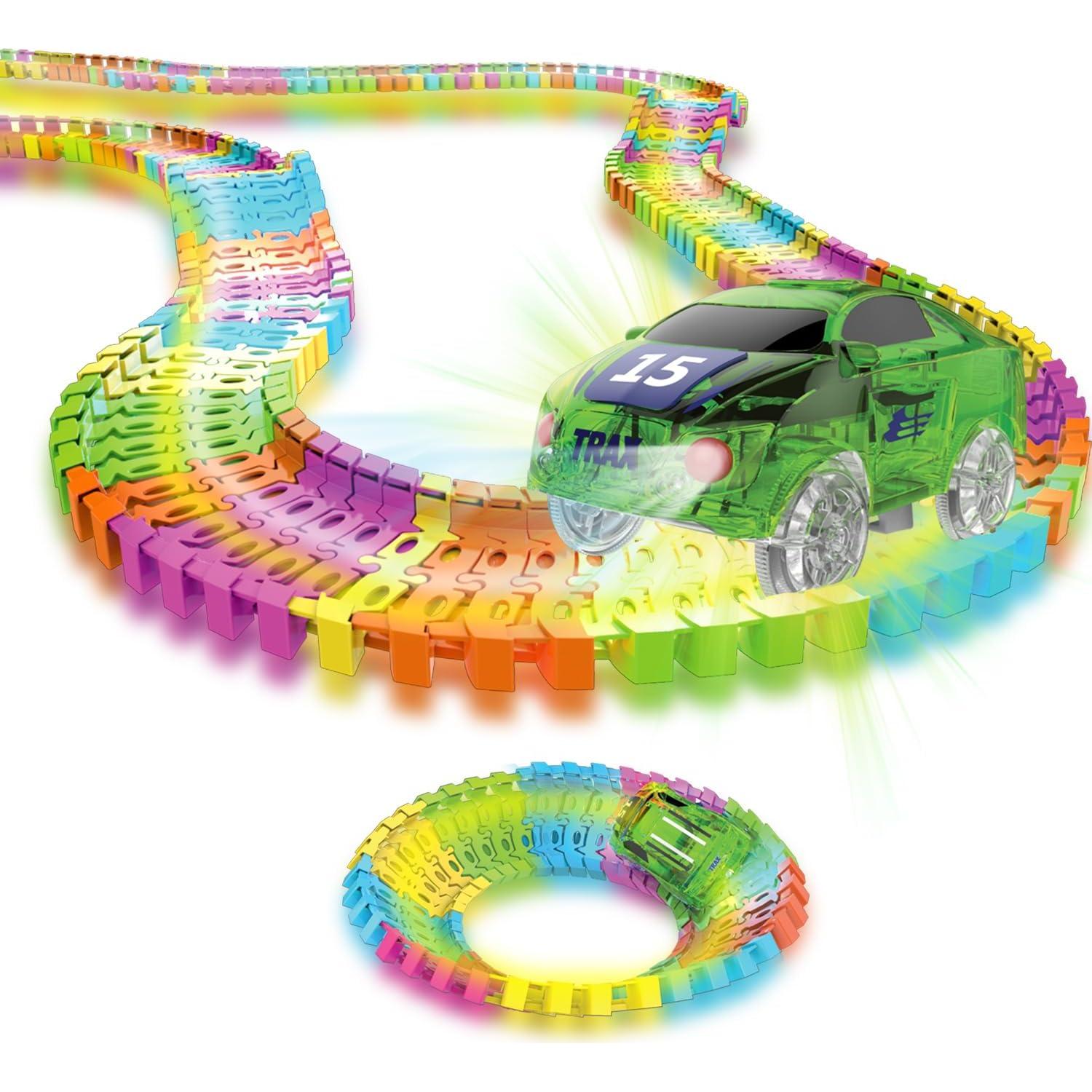 Pista de Carreras Flexible Mindscope Twister Tracks 221 Piezas
