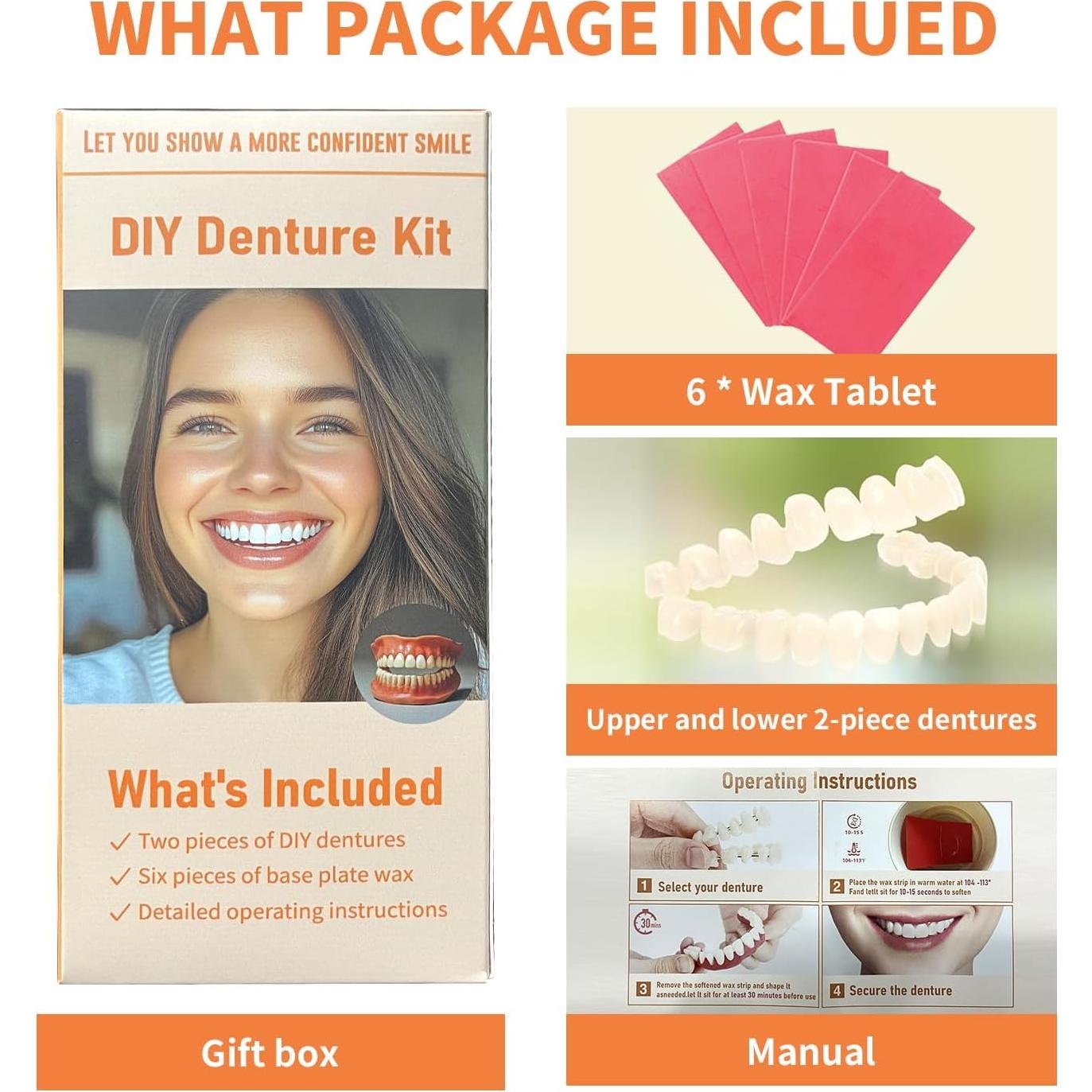 Juego de Dentaduras DIY HEMOCRYPTIC Personalizables 100g