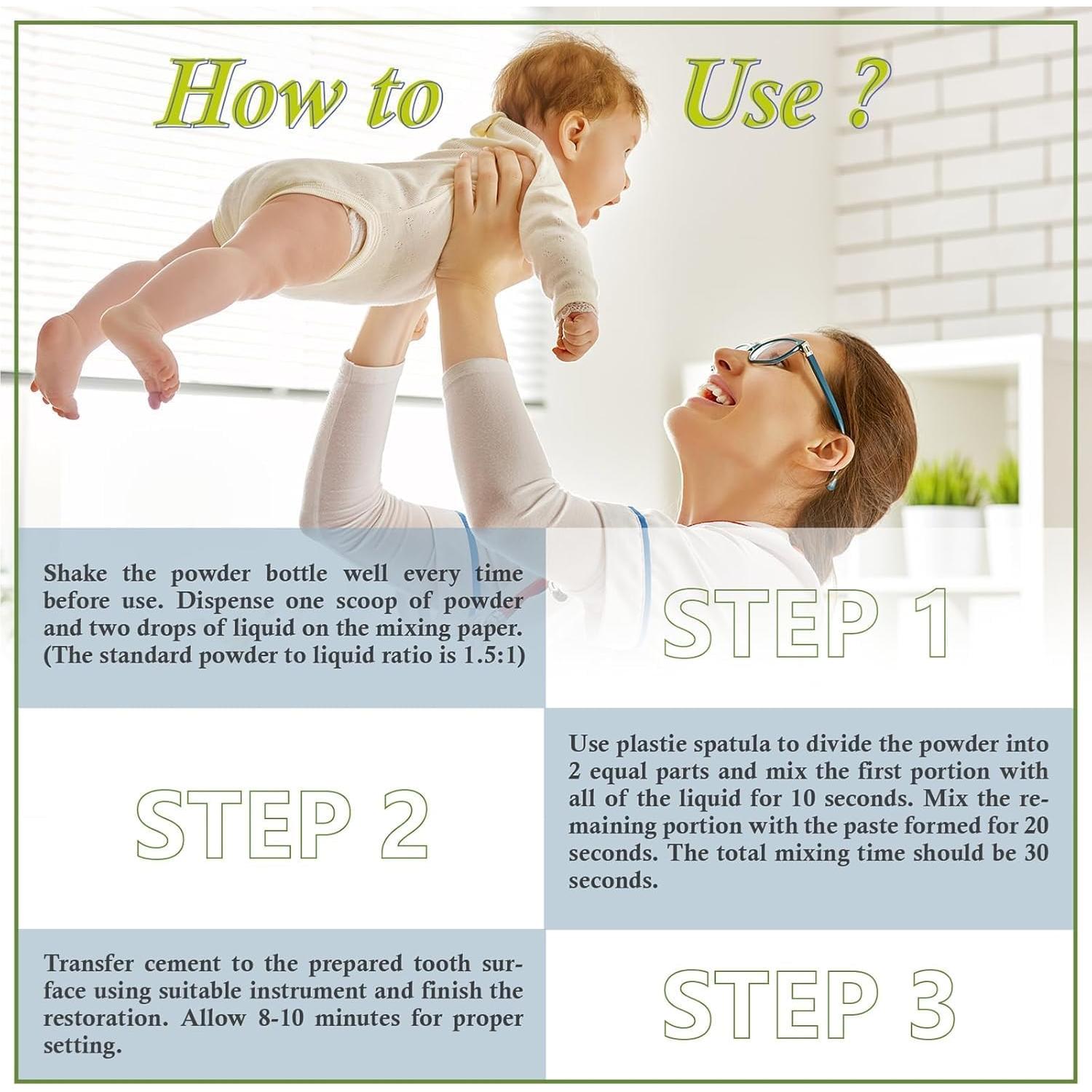 Cemento de Óxido de Zinc Eugenol Genérico para Relleno Dental