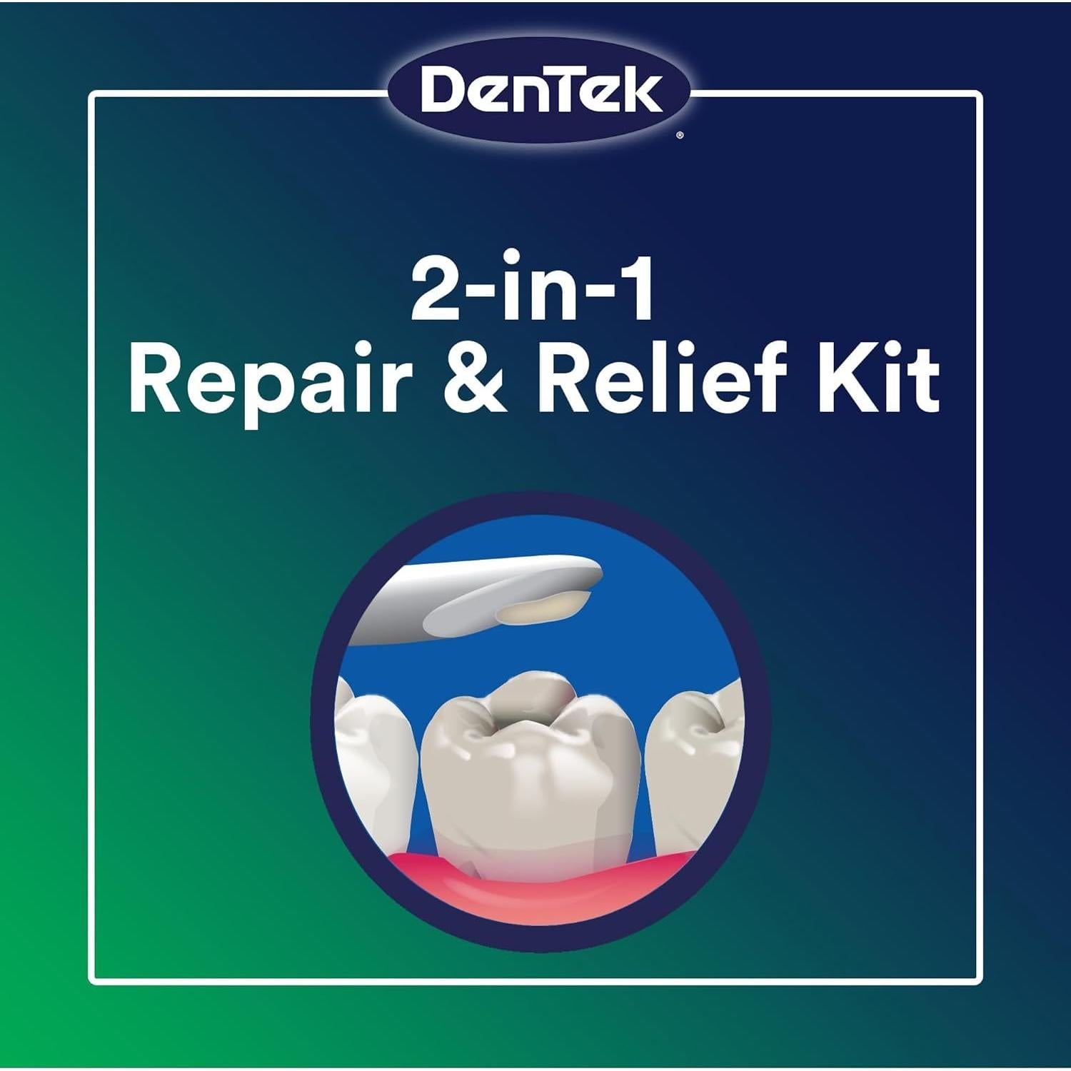 Kit de Reparación Dental DenTek Temparin Max - 4 Unidades